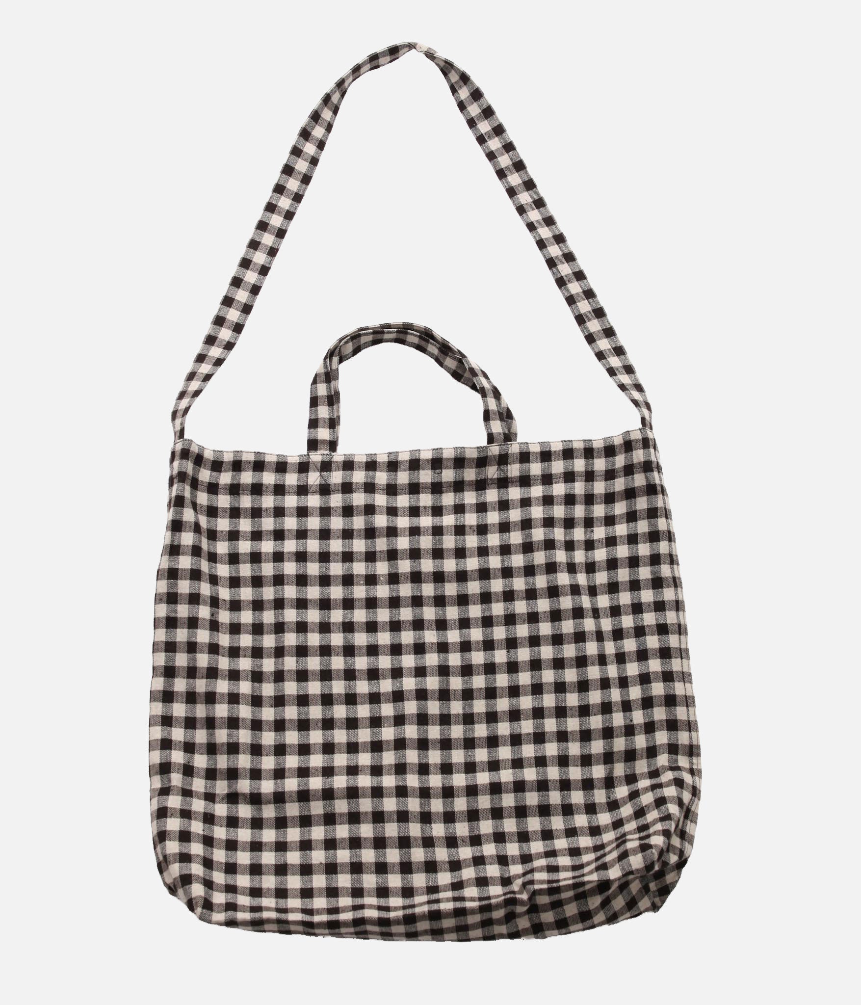 YOKO SAKAMOTO / RESEARCHER BAG LARGE (GINGHAM) – LAFUNQUE
