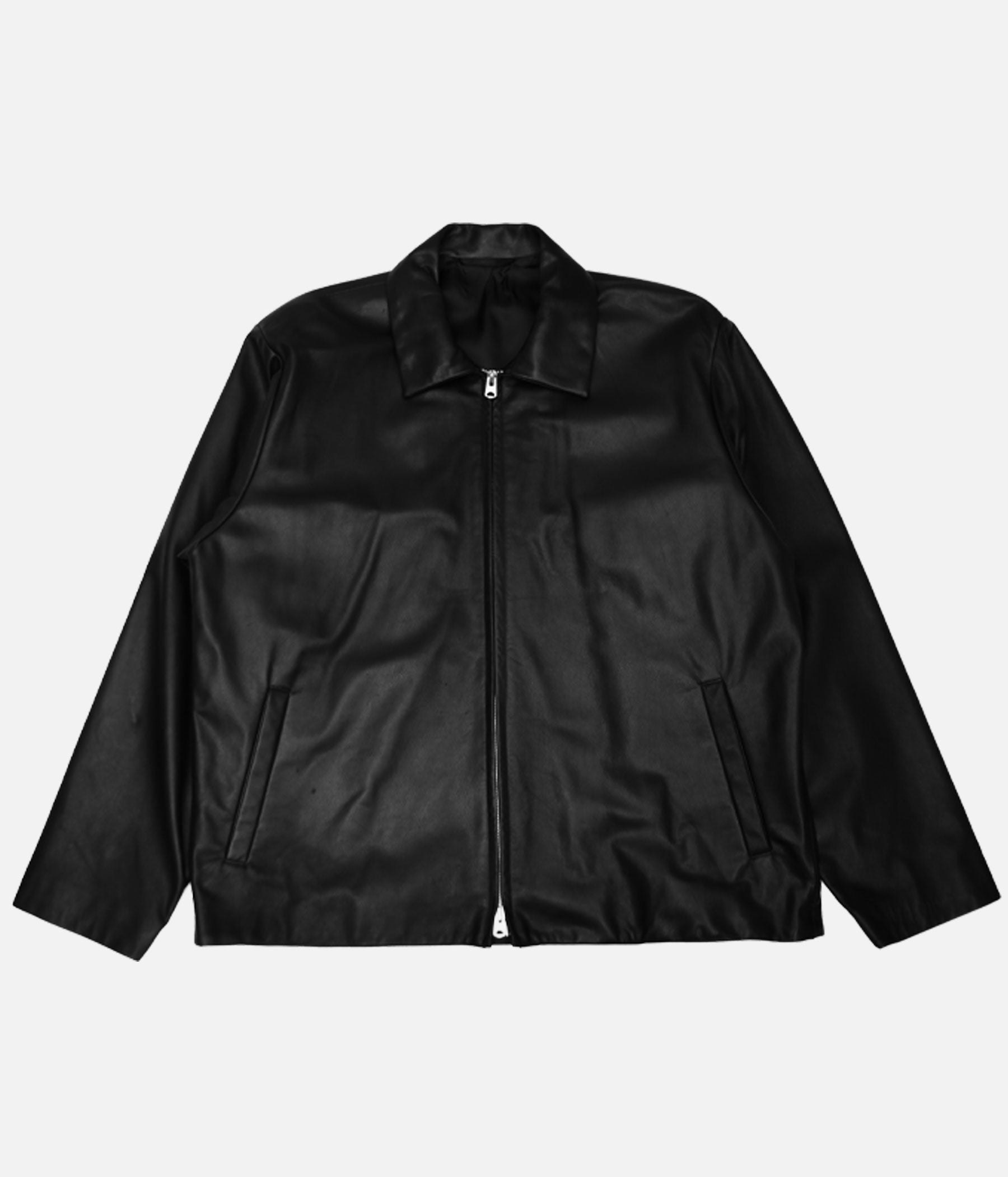 YOKO SAKAMOTO / ZIP BLOUSON -FULL GRAIN LEATHER- (BLACK) – LAFUNQUE