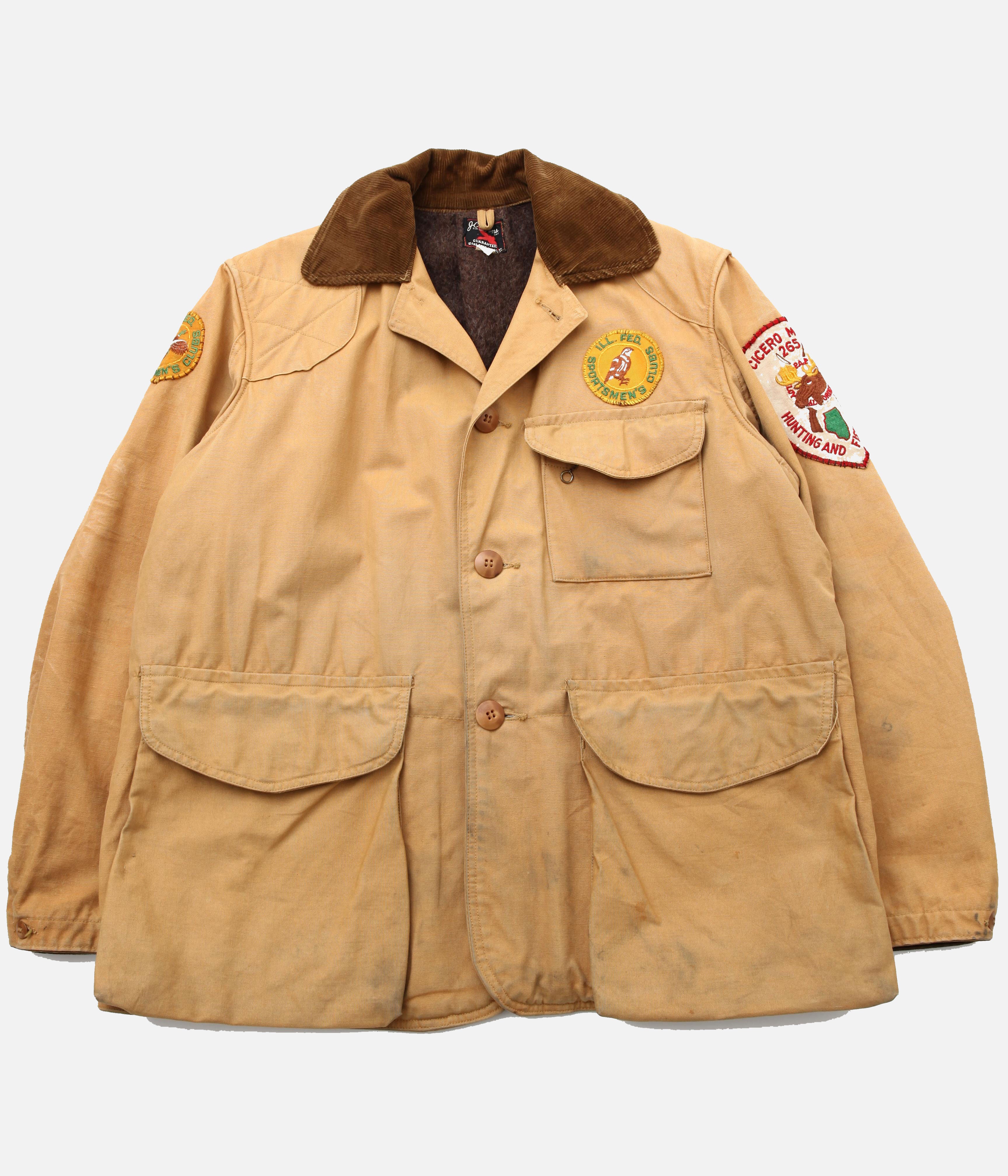 USED & VINTAGE / 50's~ JC HIGGINGS HUNTIN JACKET(Alpaca Lining