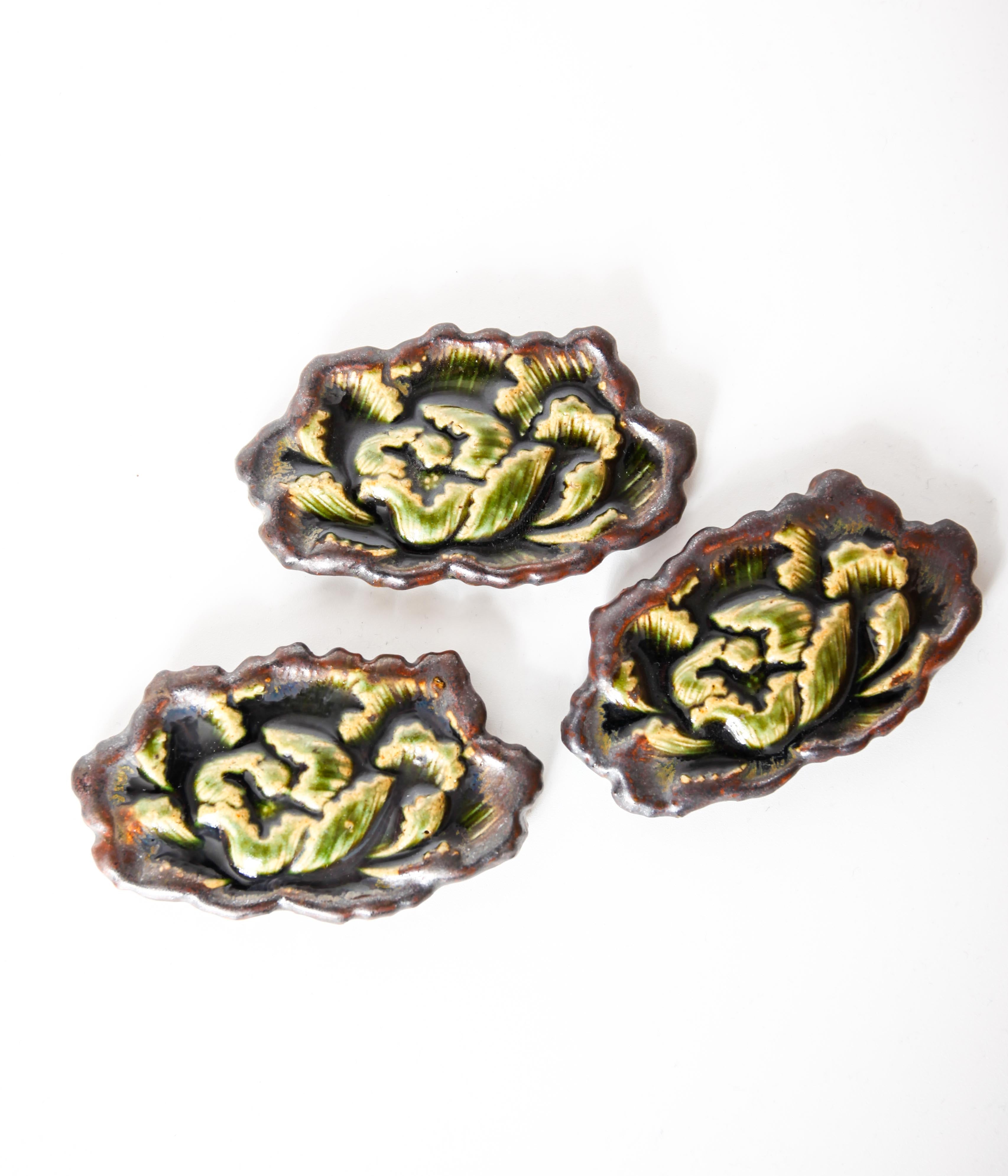 大沼道行さん　プレート2枚 大沼道行 / 二彩 丸皿 M – LAFUNQUE