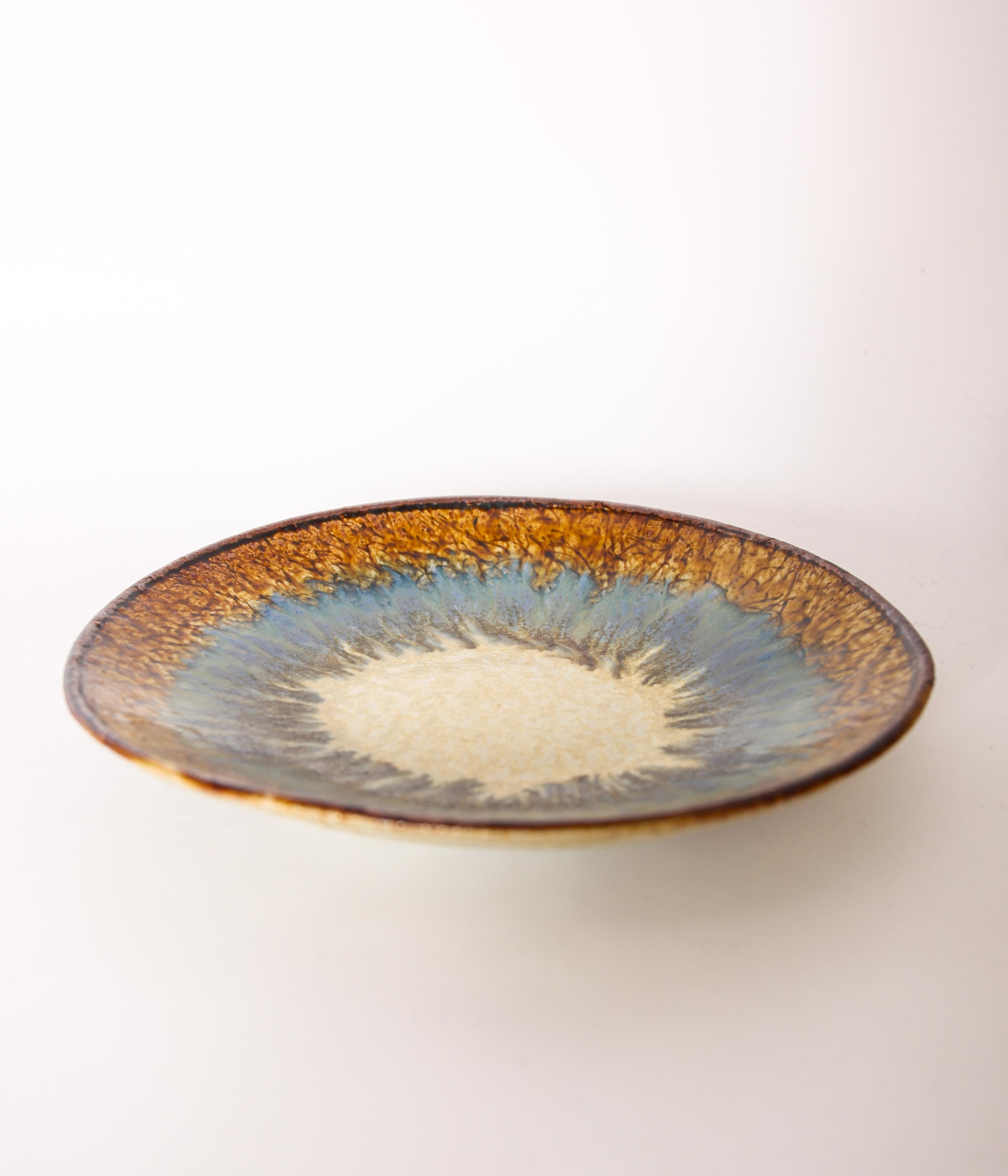 大沼道行 / 二彩 丸皿 M – LAFUNQUE