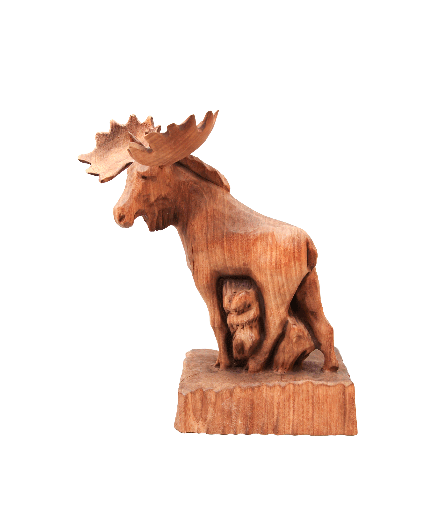 VINTAGE / 70's~ SWEDEN WOOD SCULPTURE ELK – LAFUNQUE