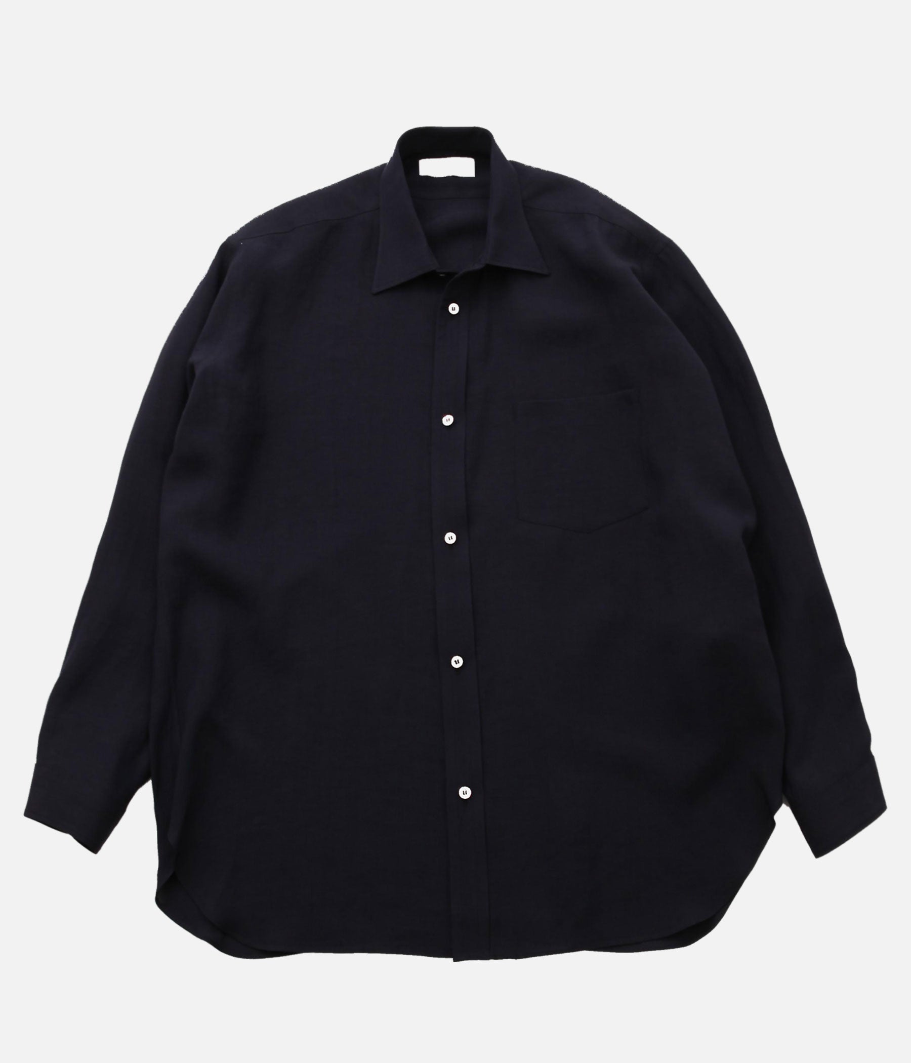 トップス ENCOMING CLASSIC LONG SLEEVE SHIRT 26SS ENCOMING / CLASSIC LONG SLEEVE SHIRT (NAVY) – LAFUNQUE