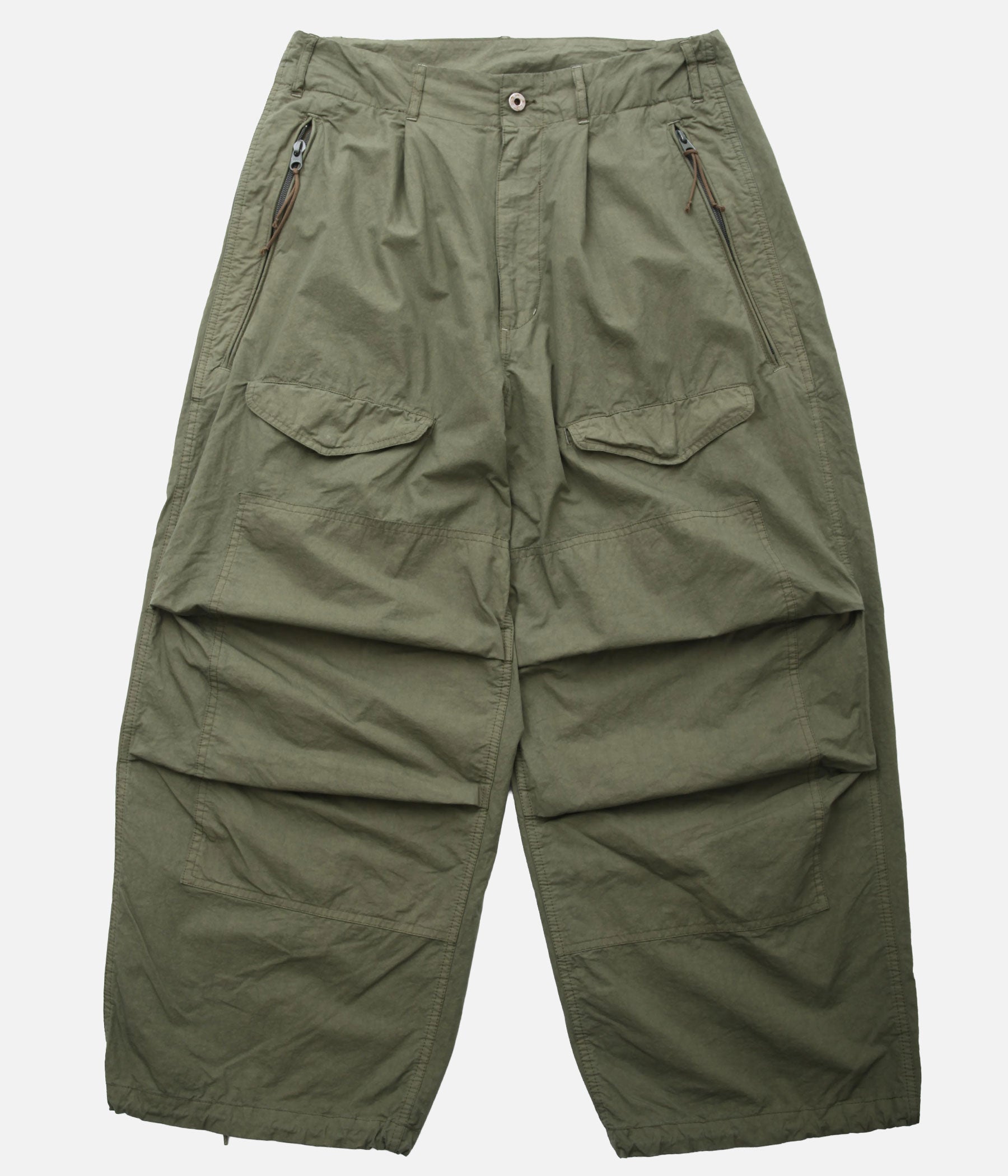 Gurank / DYED FLIGHT PANTS (KHAKI) – LAFUNQUE