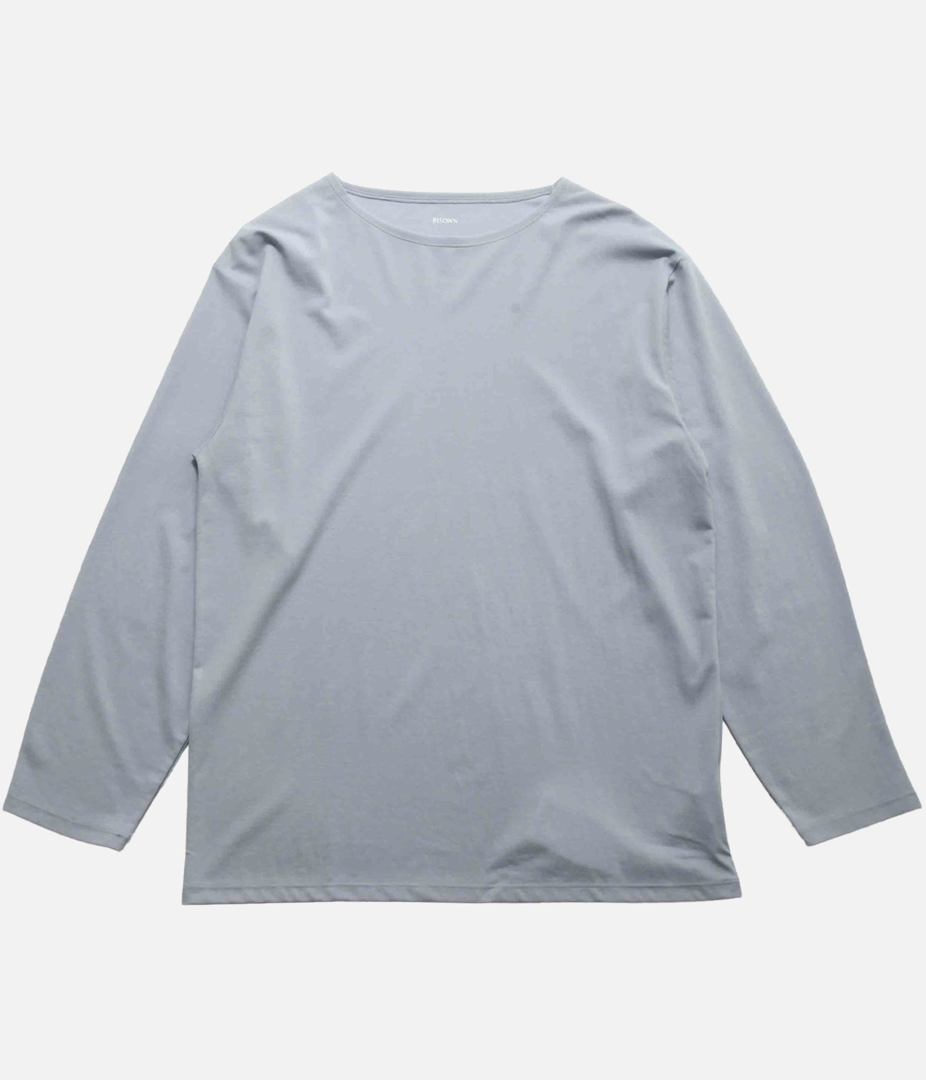 【美品】BISOWN 26SS PIMA MOKLODI BASQUE TEE BISOWN / PIMA MOKLODI BASQUE TEE (SMOKE BLUE) – LAFUNQUE