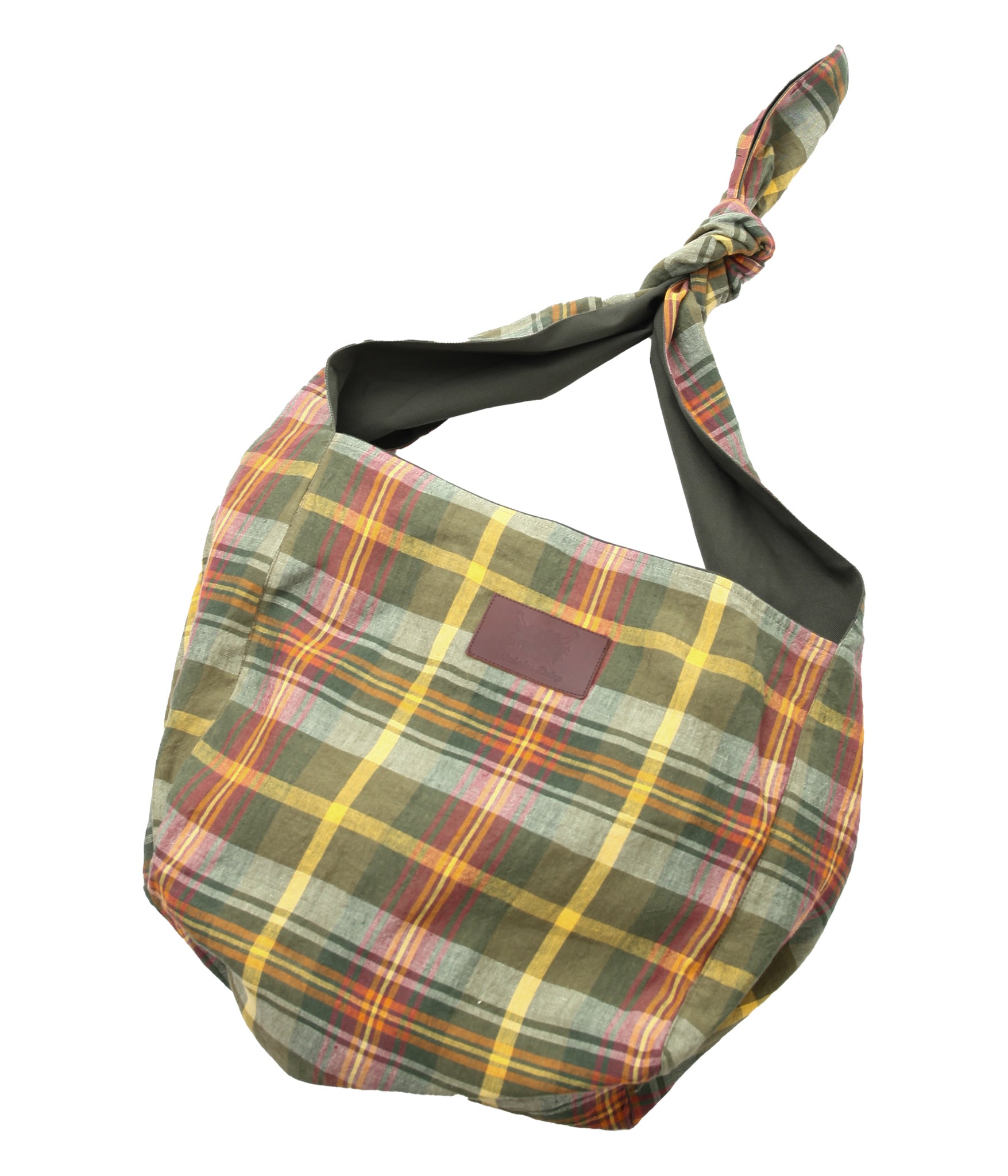 NICHOLAS DALEY /  SLING TOTE BAG  (ND SPRING TARTAN)