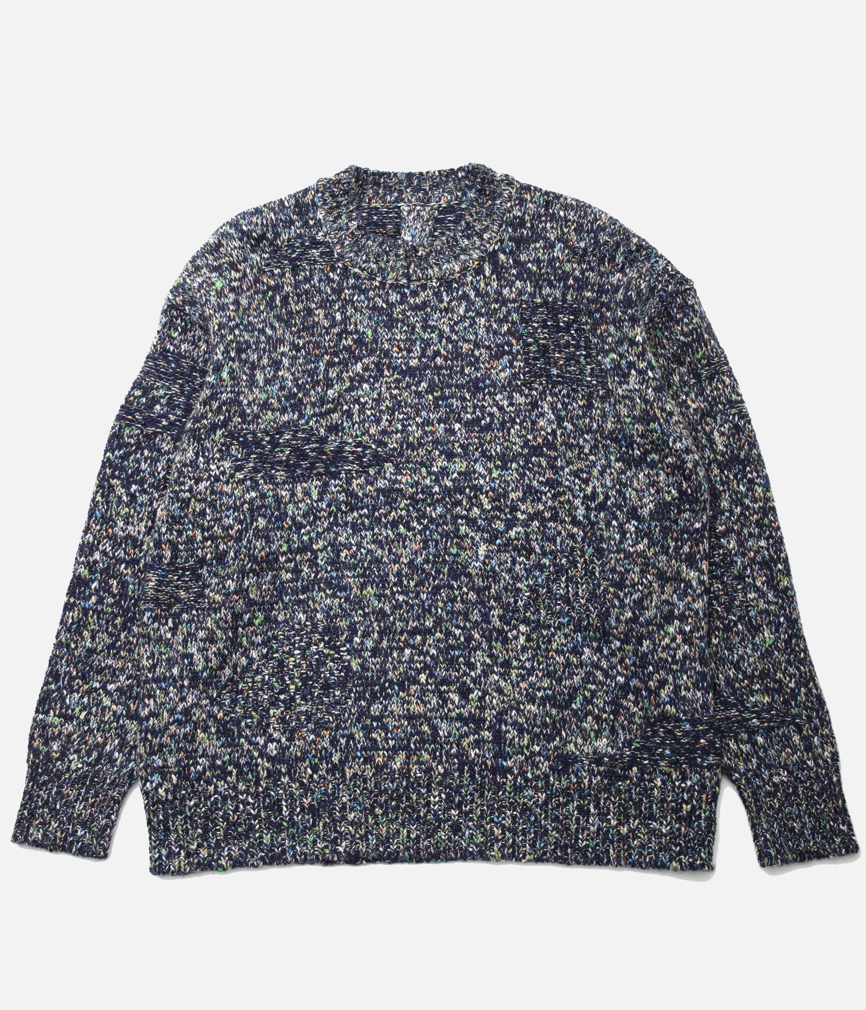 MEIAS / MIX COLOR LINKS PULLOVER (NAVY MIX)