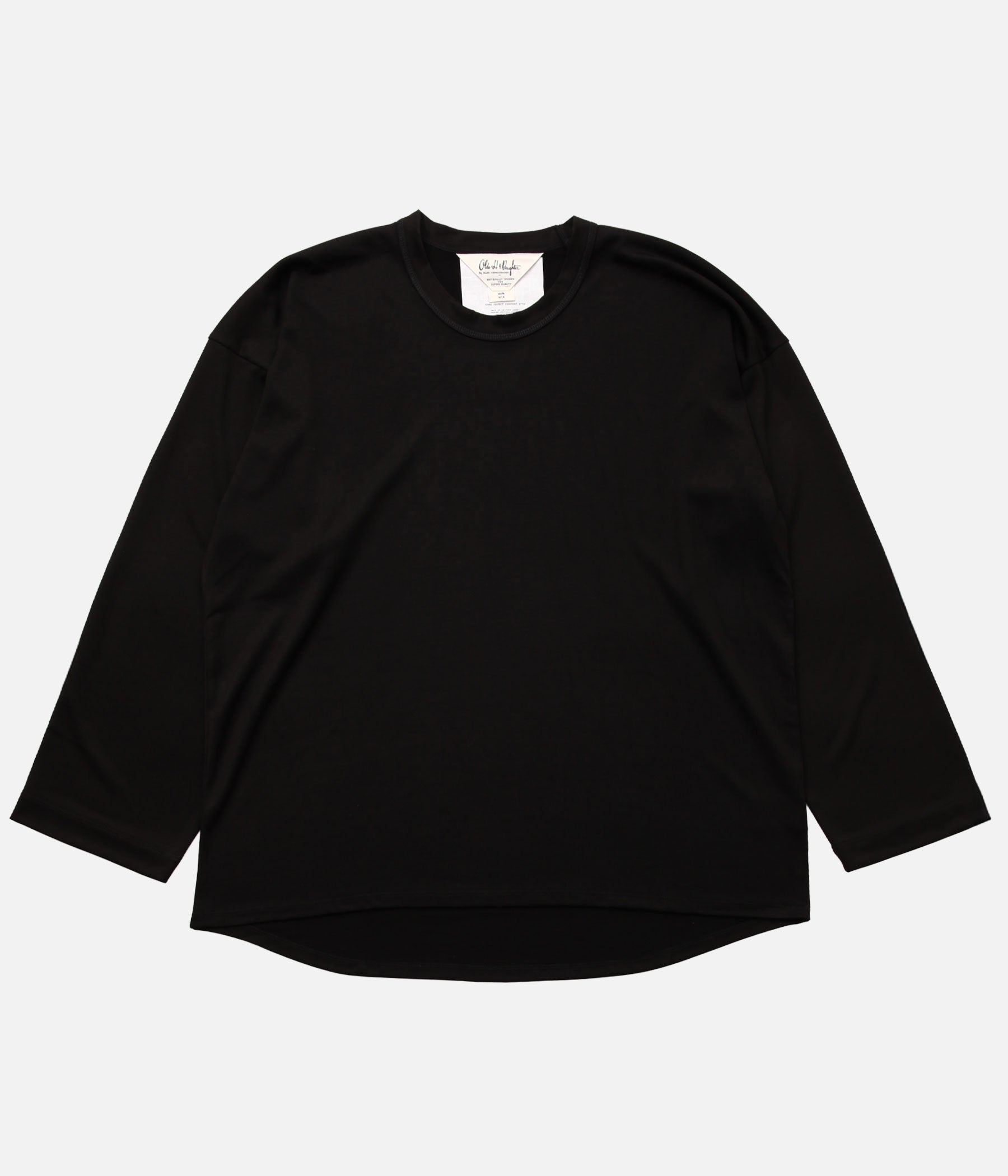 Olde H&Daughter / SILK tight tension MIDDLE PLAIN STITCHES L/S