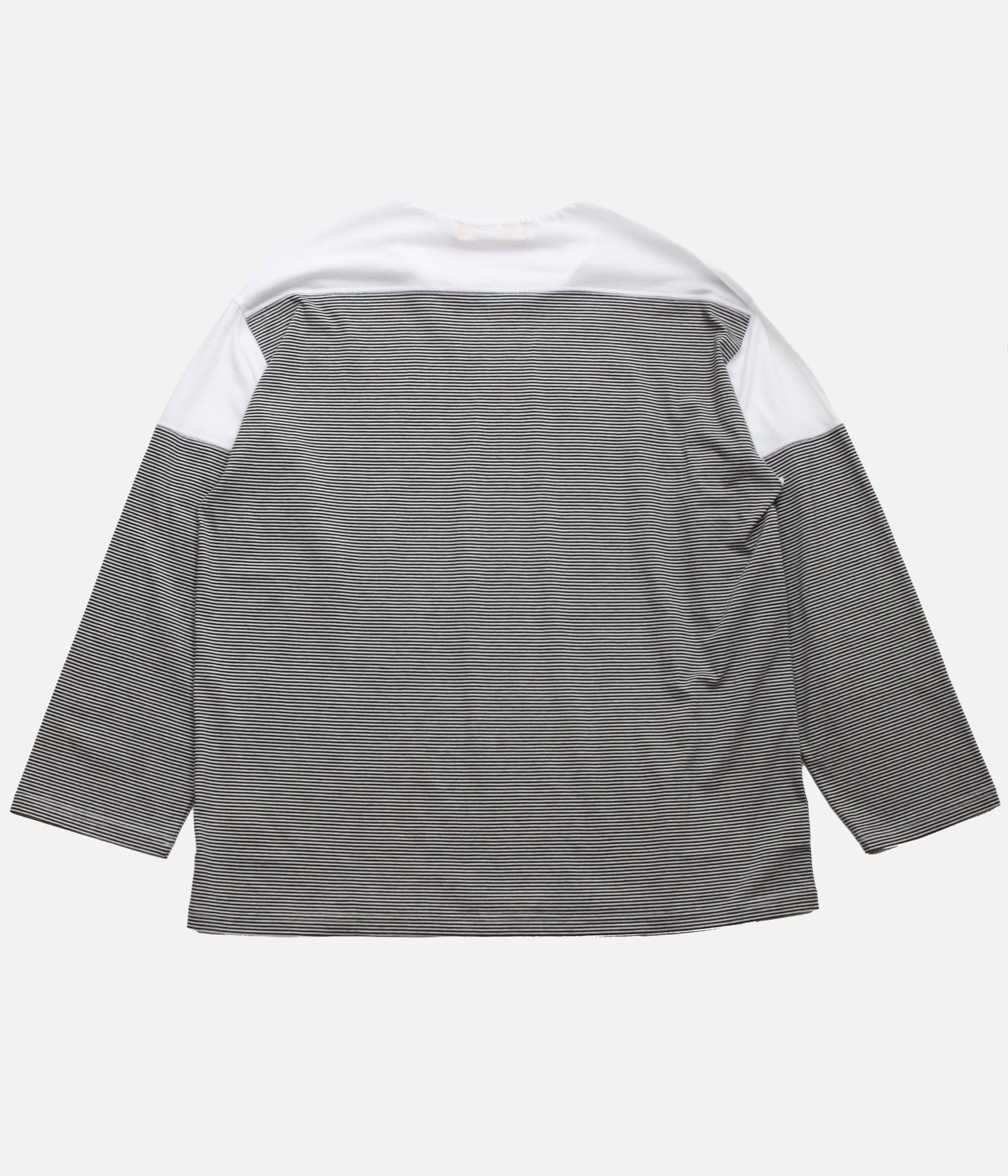 トップス ANSNAM BORDER BOAT NECK L/S TEE ANSNAM / BORDER BOAT NECK L/S TEE NARROW STRIPES (BLACK×WHITE