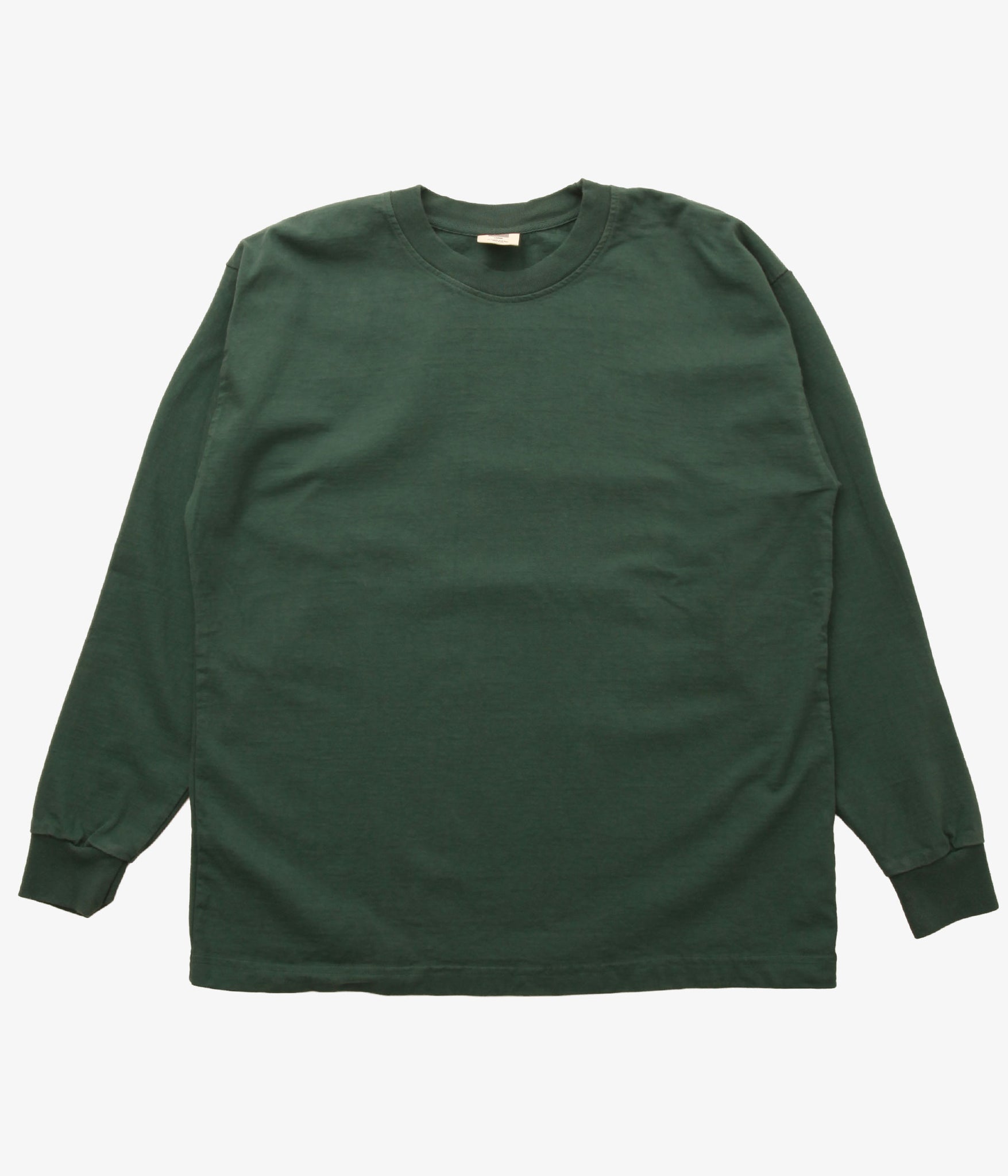 SOFTGOODS / LONG SLEEVE HEAVY TEE (LEAF GREEN)