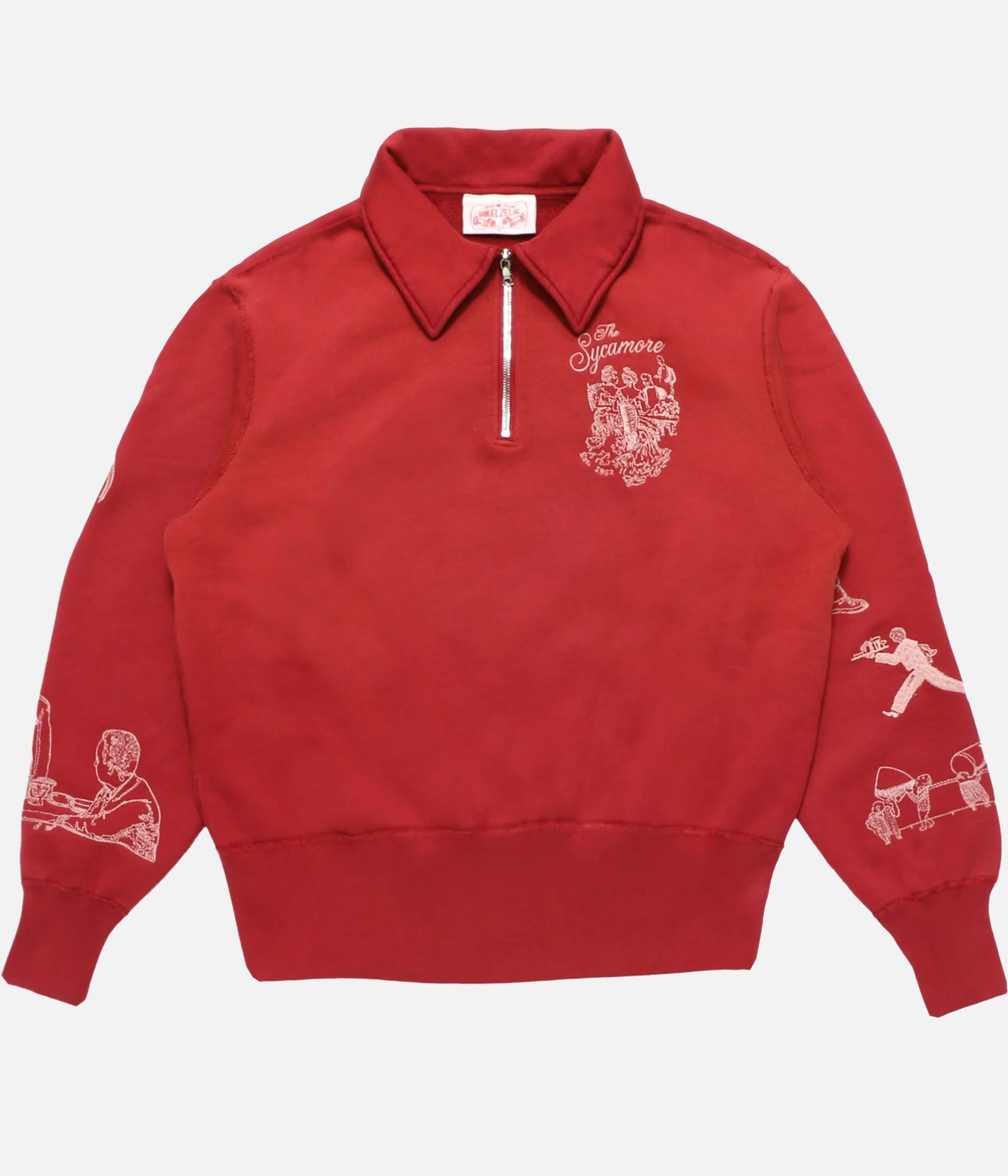 Samuel Zelig / RESTAURANT 1/4 ZIP (RED)
