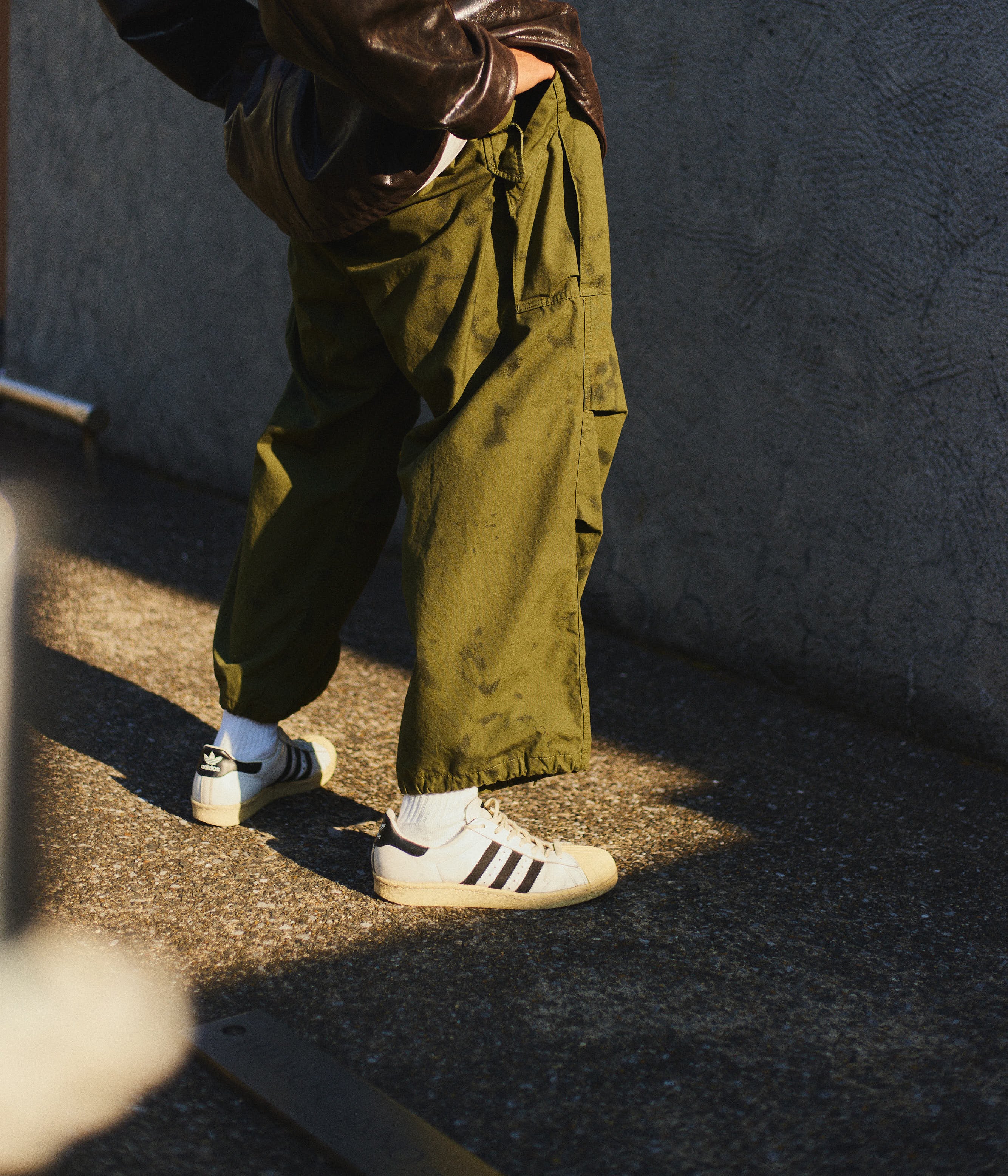 Gurank / POPLIN CAMOUFLAGE CARGO PANTS (KHAKI CAMO) – LAFUNQUE