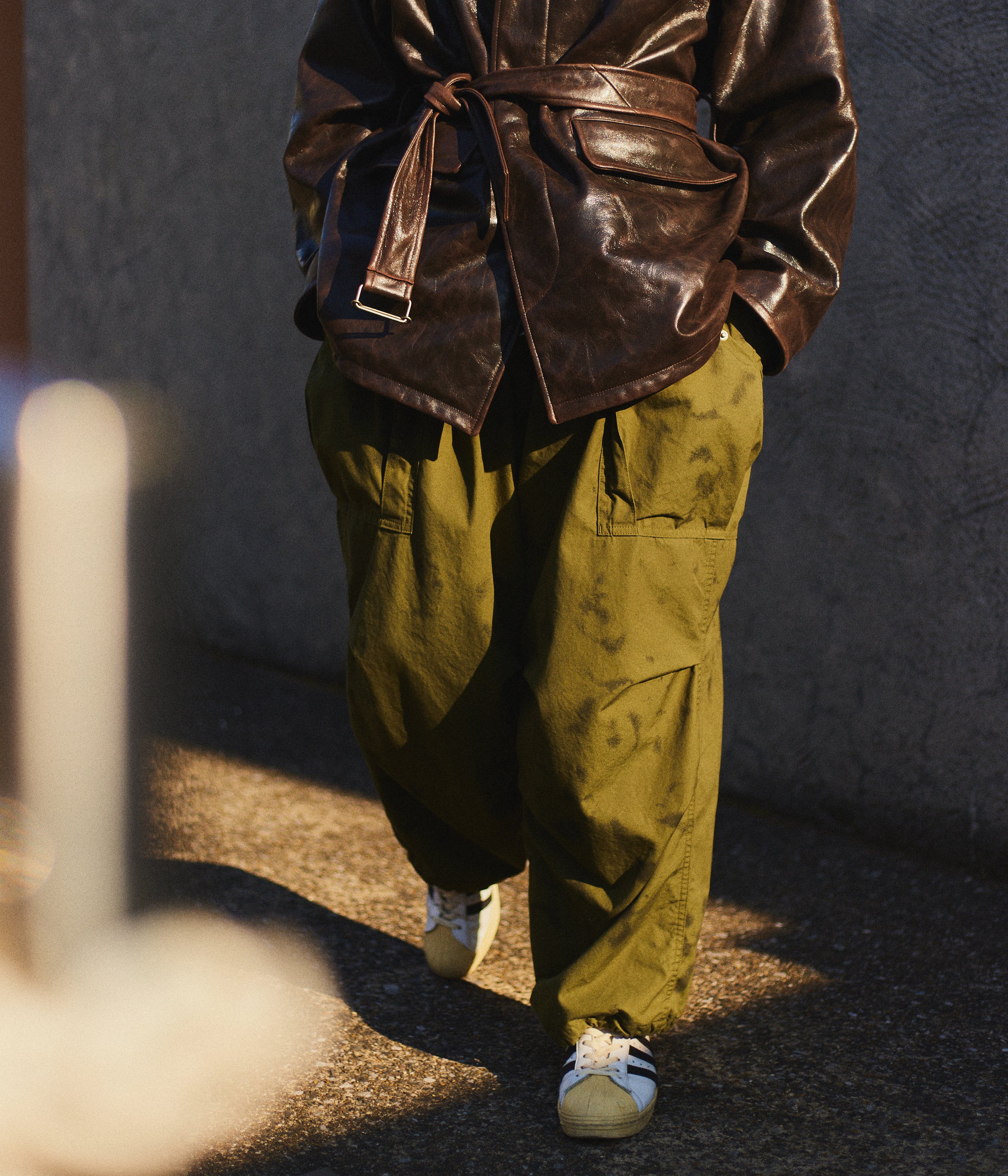 Gurank / POPLIN CAMOUFLAGE CARGO PANTS (KHAKI CAMO) – LAFUNQUE