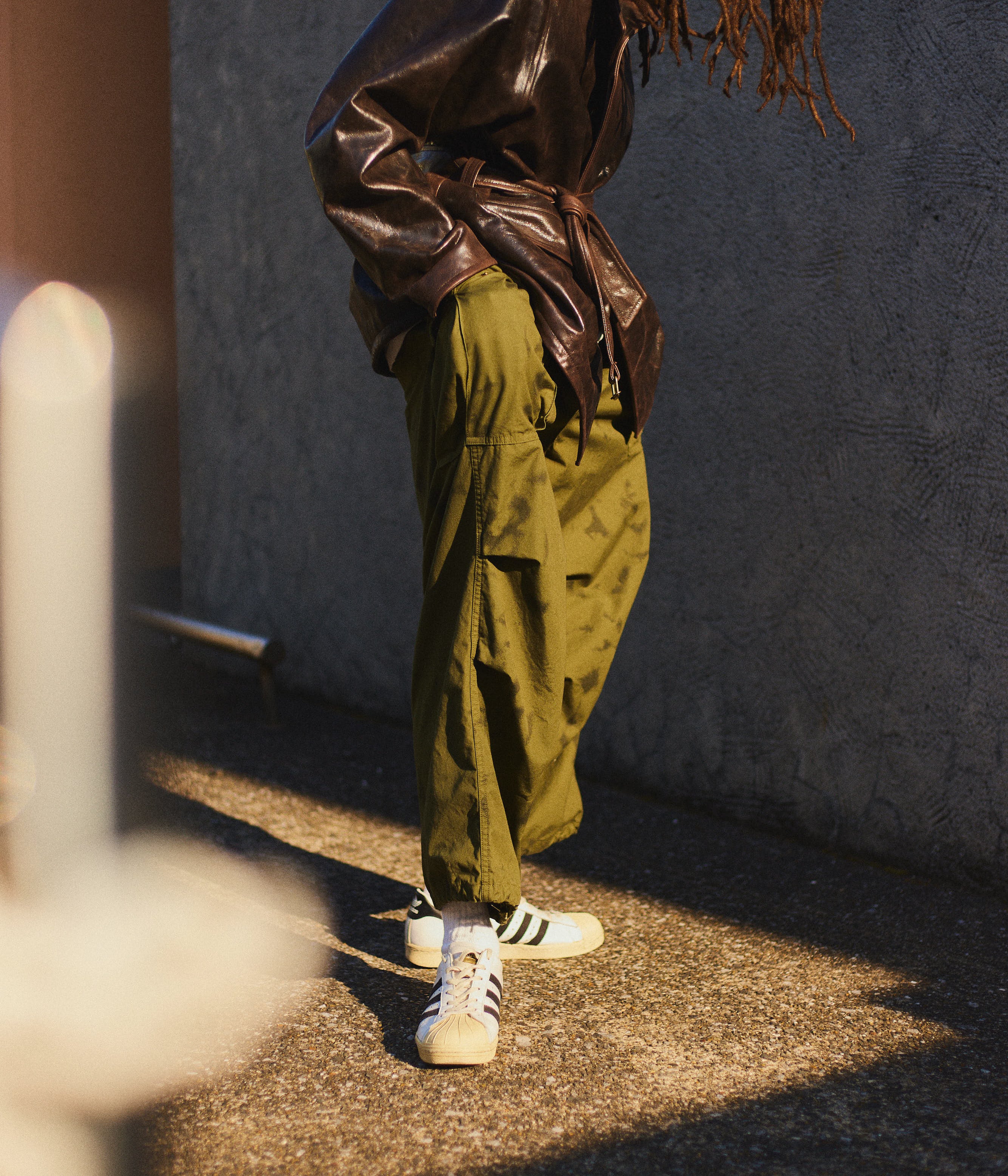 Gurank / POPLIN CAMOUFLAGE CARGO PANTS (KHAKI CAMO) – LAFUNQUE