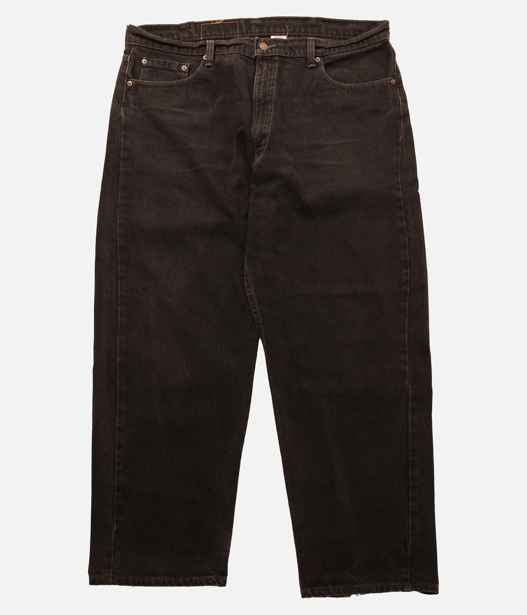 USED & VINTAGE / 90's "LEVI'S" 565 LOOSE STRAIGHT BLACK DENIM (W40/L30)