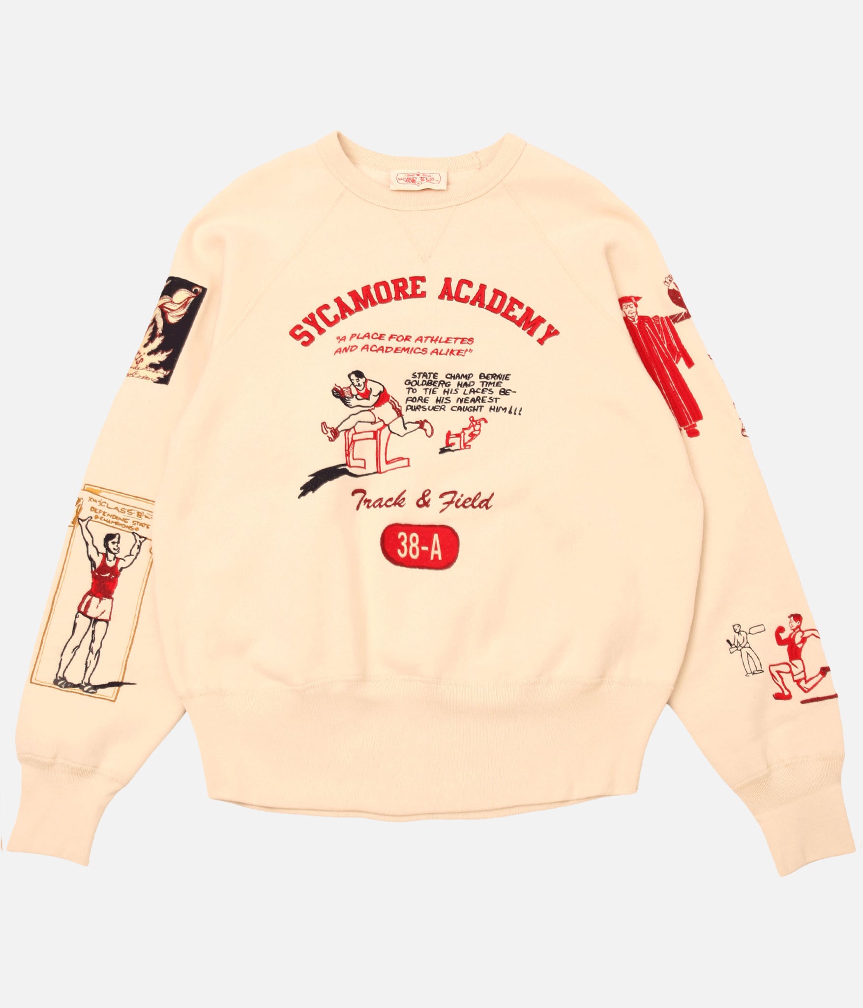 Samuel Zelig / VARSITY CREWNECK (ECRU)