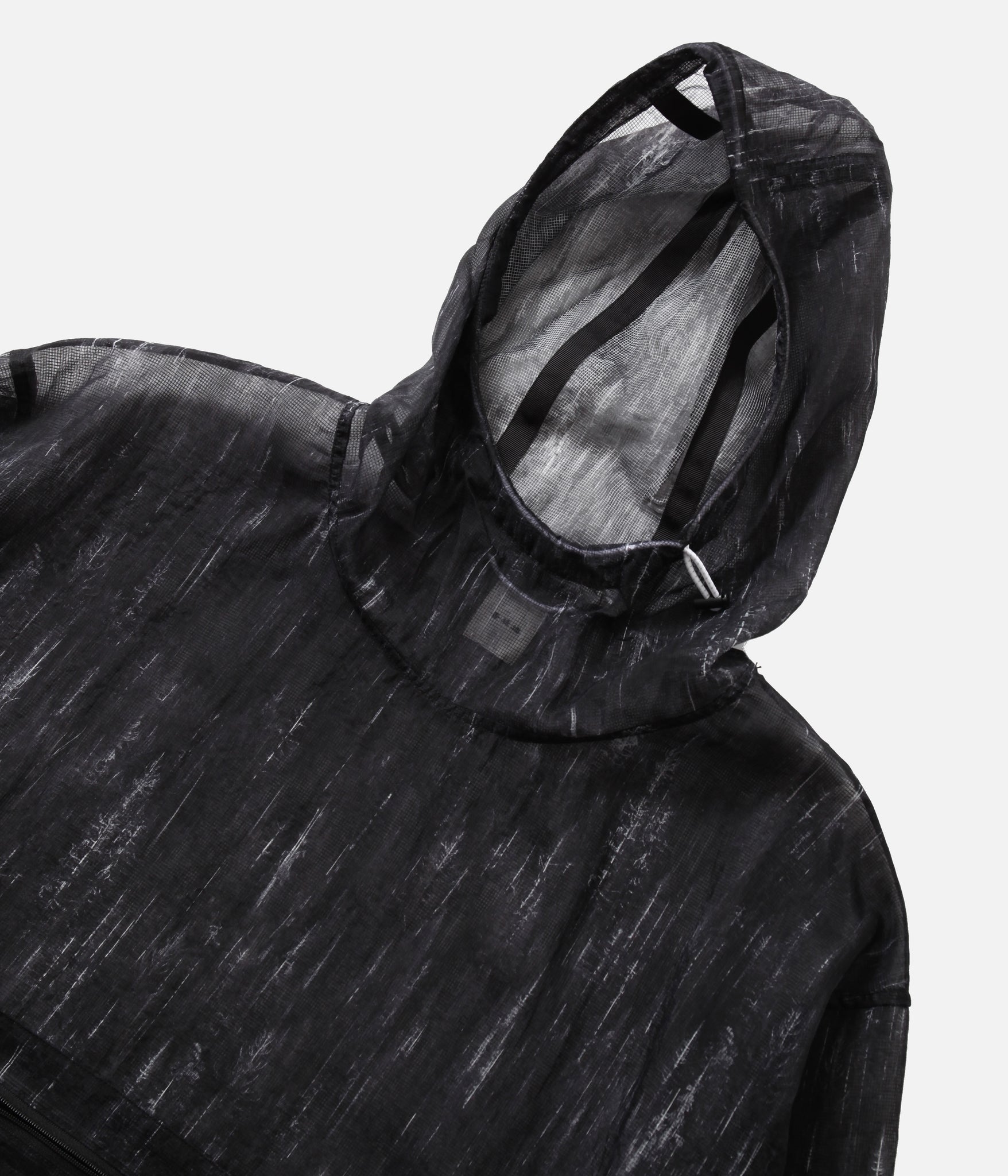 Rosemary / MESH ANORAK (BLACK) – LAFUNQUE
