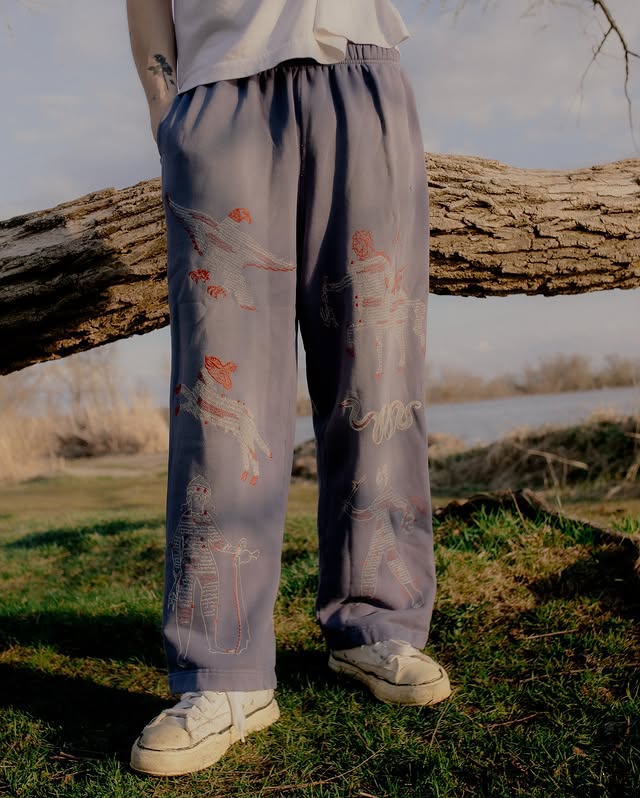 Samuel Zelig / MEDIEVAL SWEAT PANT (POWDER BLUE) – LAFUNQUE