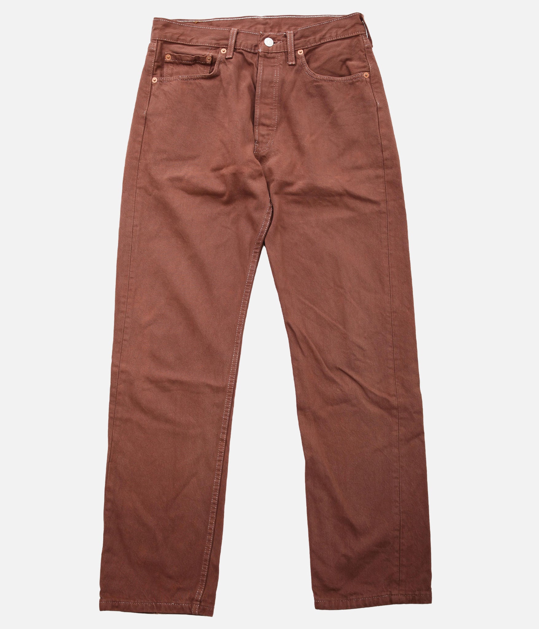 USED ​​&amp; VINTAGE / 90's "EURO LEVI'S" 501 OVERDYE BROWN MADE IN UK (W31/L30)