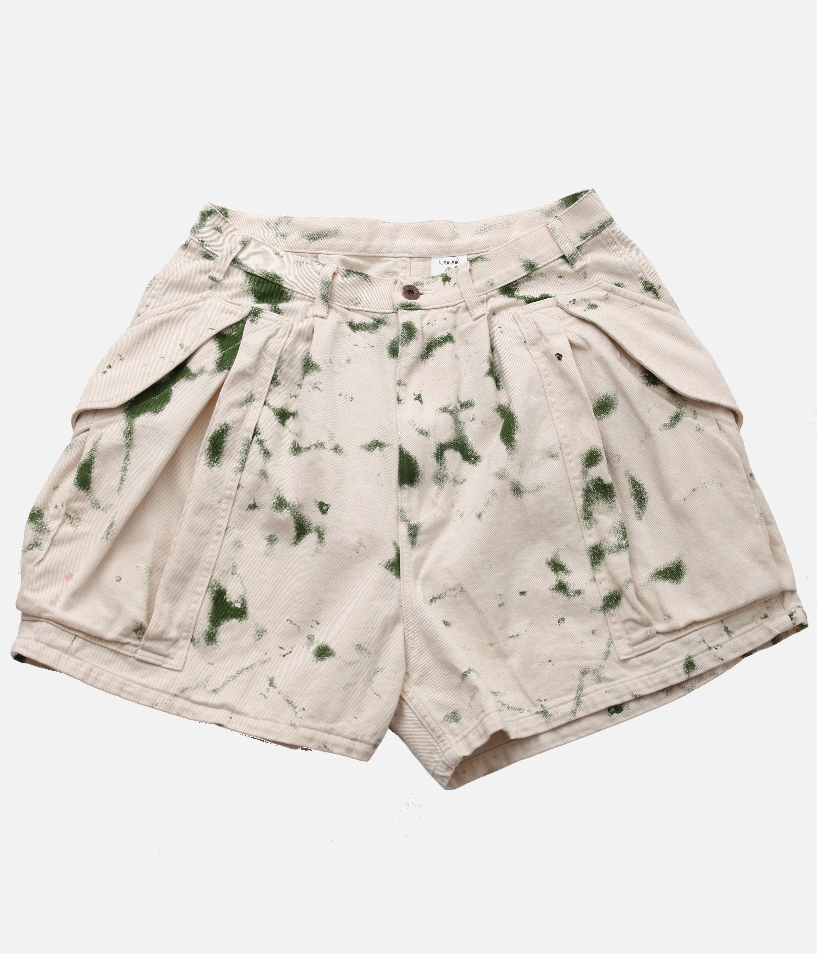 Gurank / CAMO CARGO SHORTS (WHITE CAMO) – LAFUNQUE