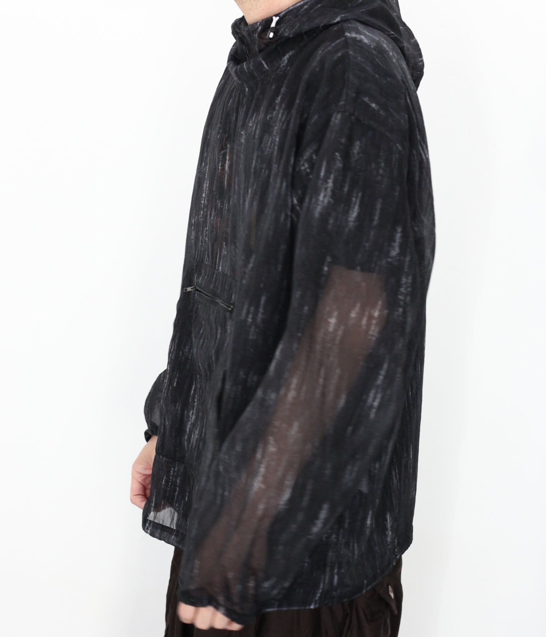 Rosemary / MESH ANORAK (BLACK) – LAFUNQUE