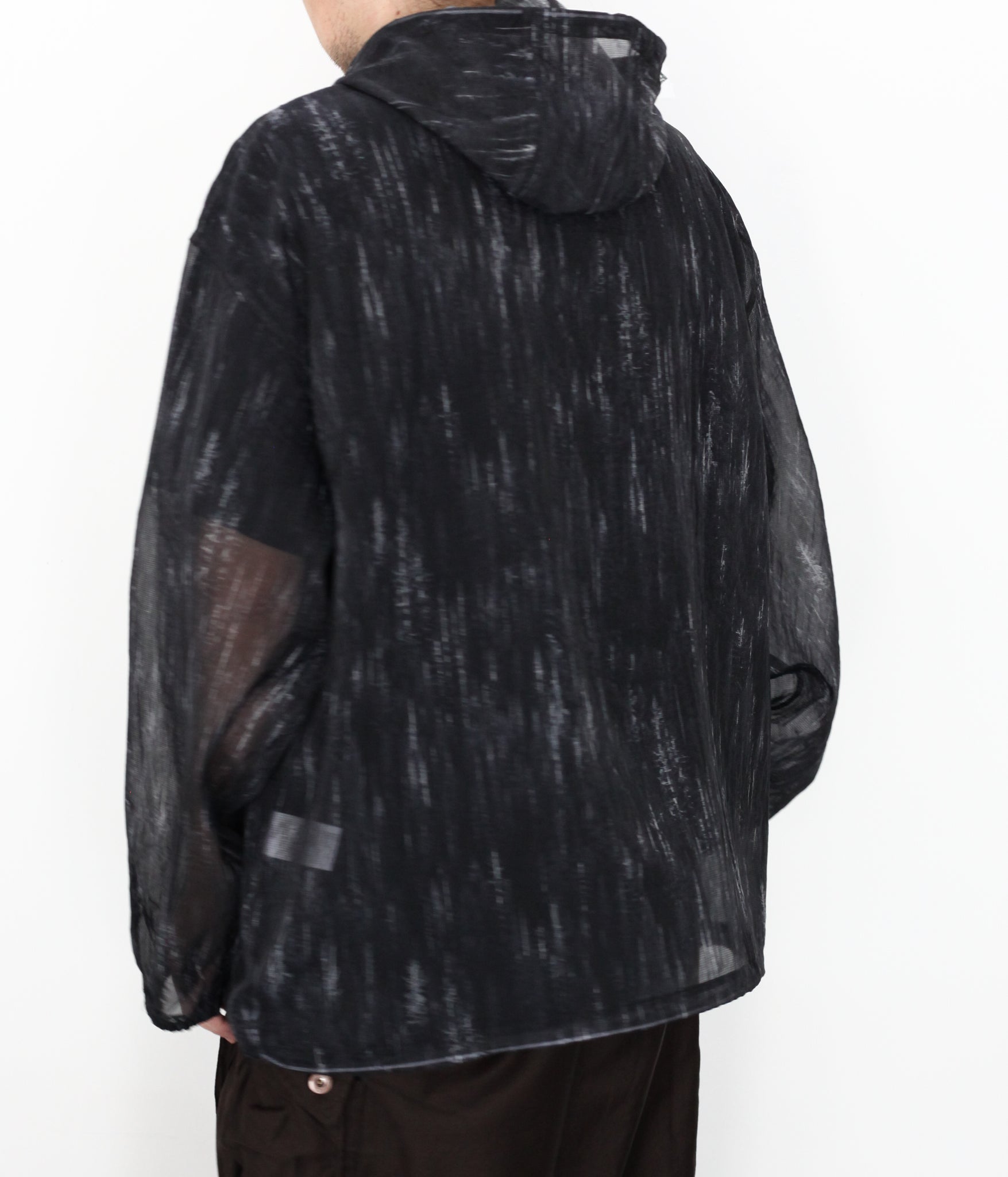 Rosemary / MESH ANORAK (BLACK) – LAFUNQUE