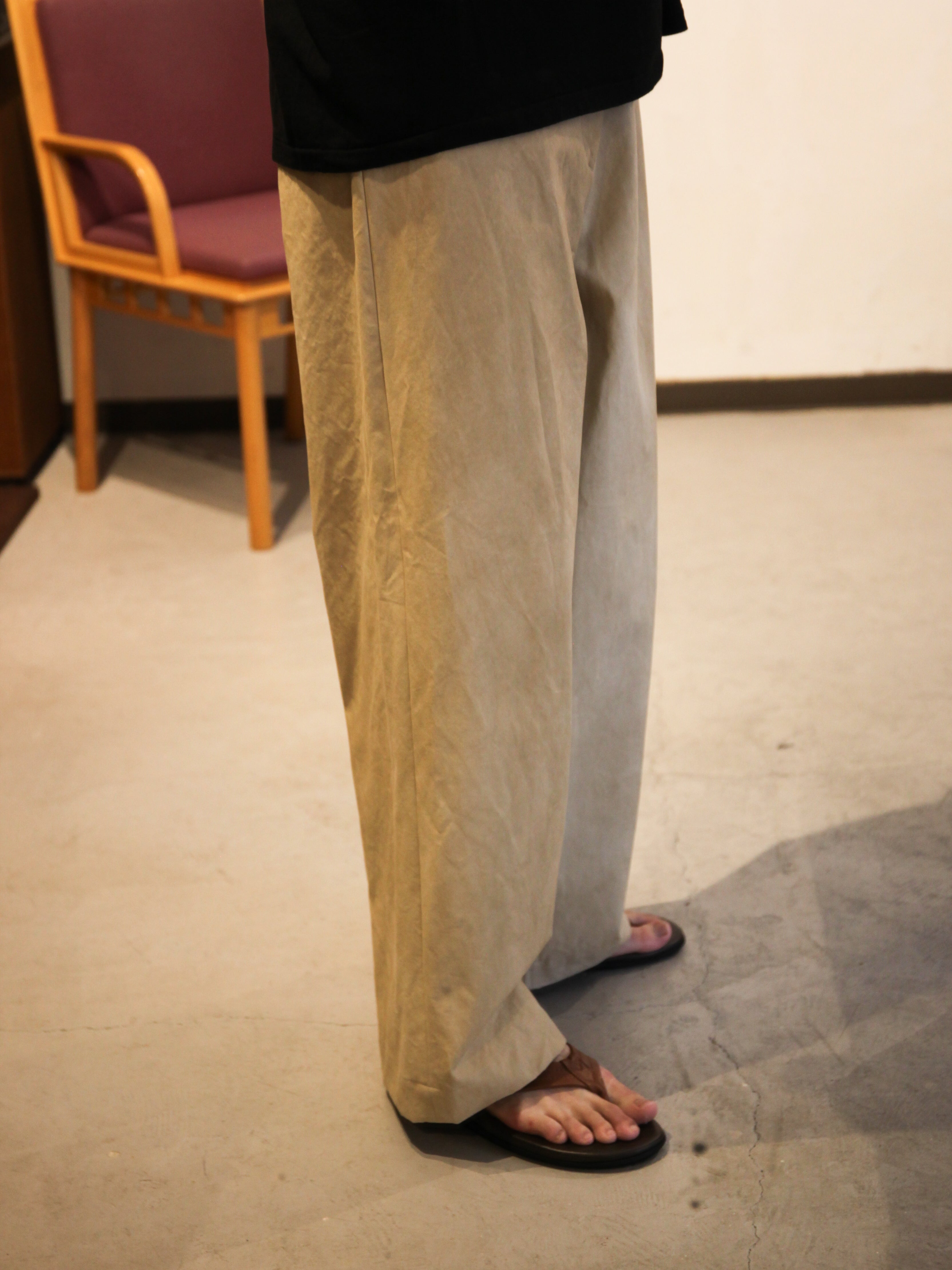 新品　I am dork Work pants Lyria ChinoBEIGE I am dork Work pants Lyria ChinoBEIGE - メルカリ