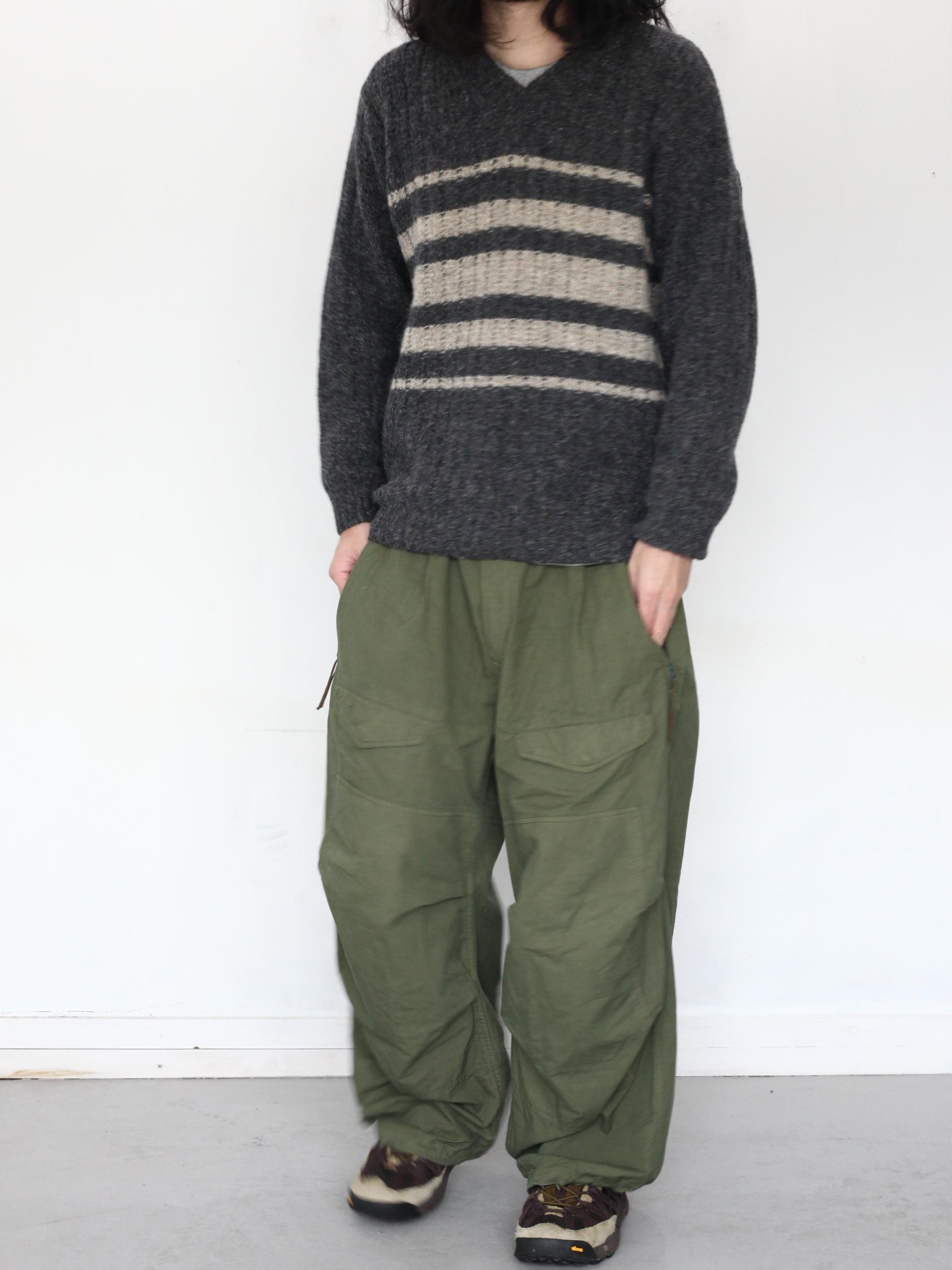 Gurank / DYED FLIGHT PANTS (KHAKI) – LAFUNQUE