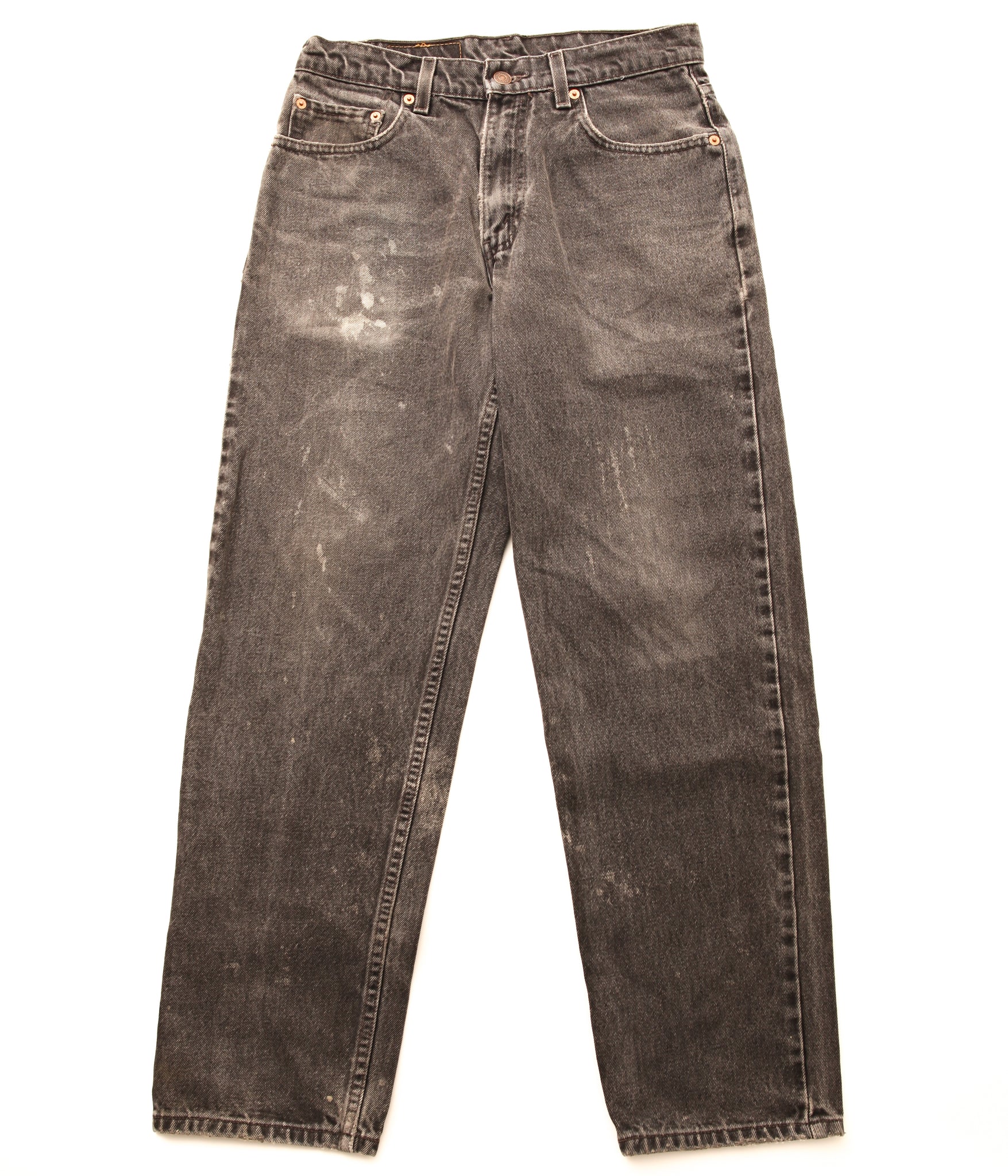 USED & VINTAGE / 90's "LEVI'S" 550 RELAX FIT BLACK DENIM (W30/L30)