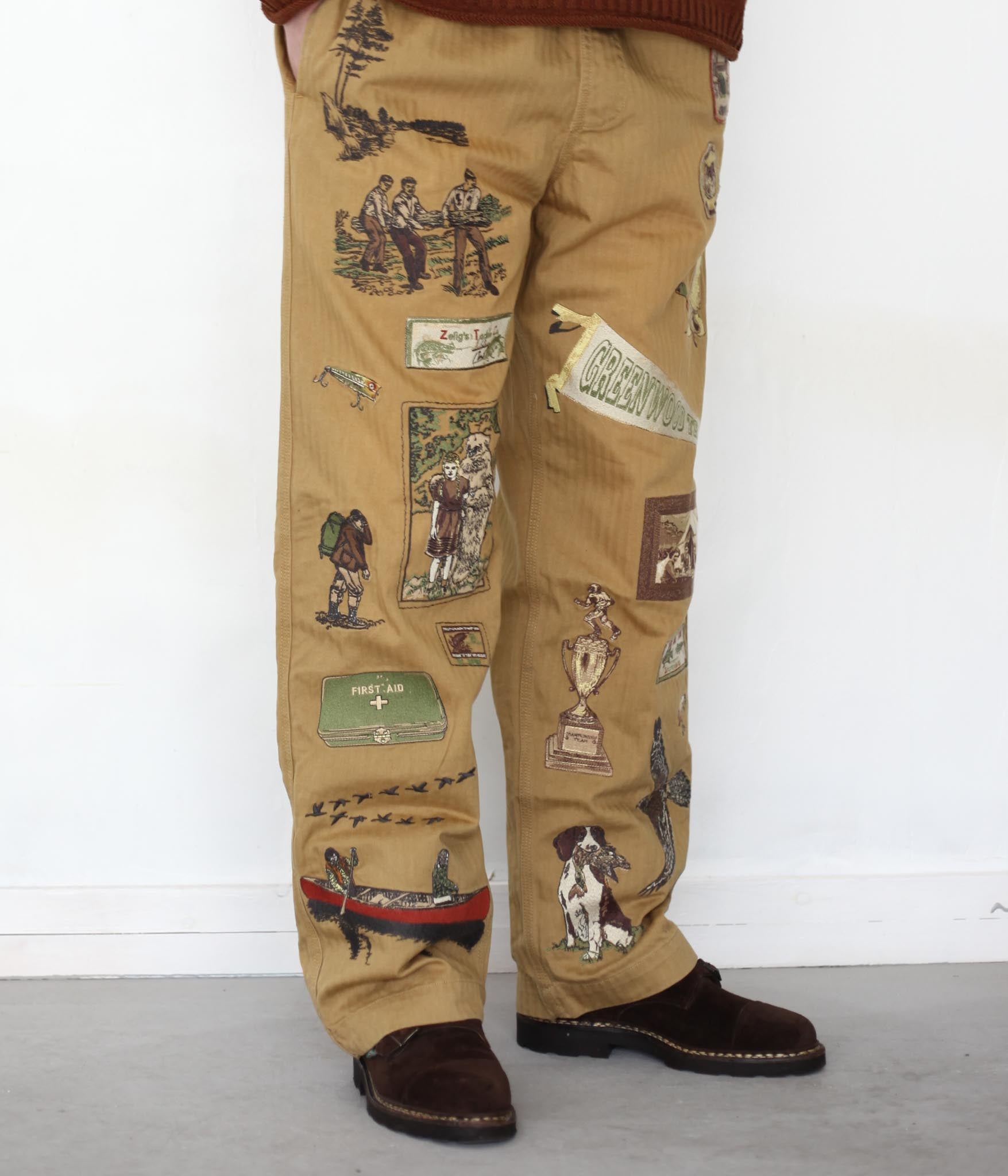 Samuel Zelig / TRAIL PANT (KHAKI) – LAFUNQUE