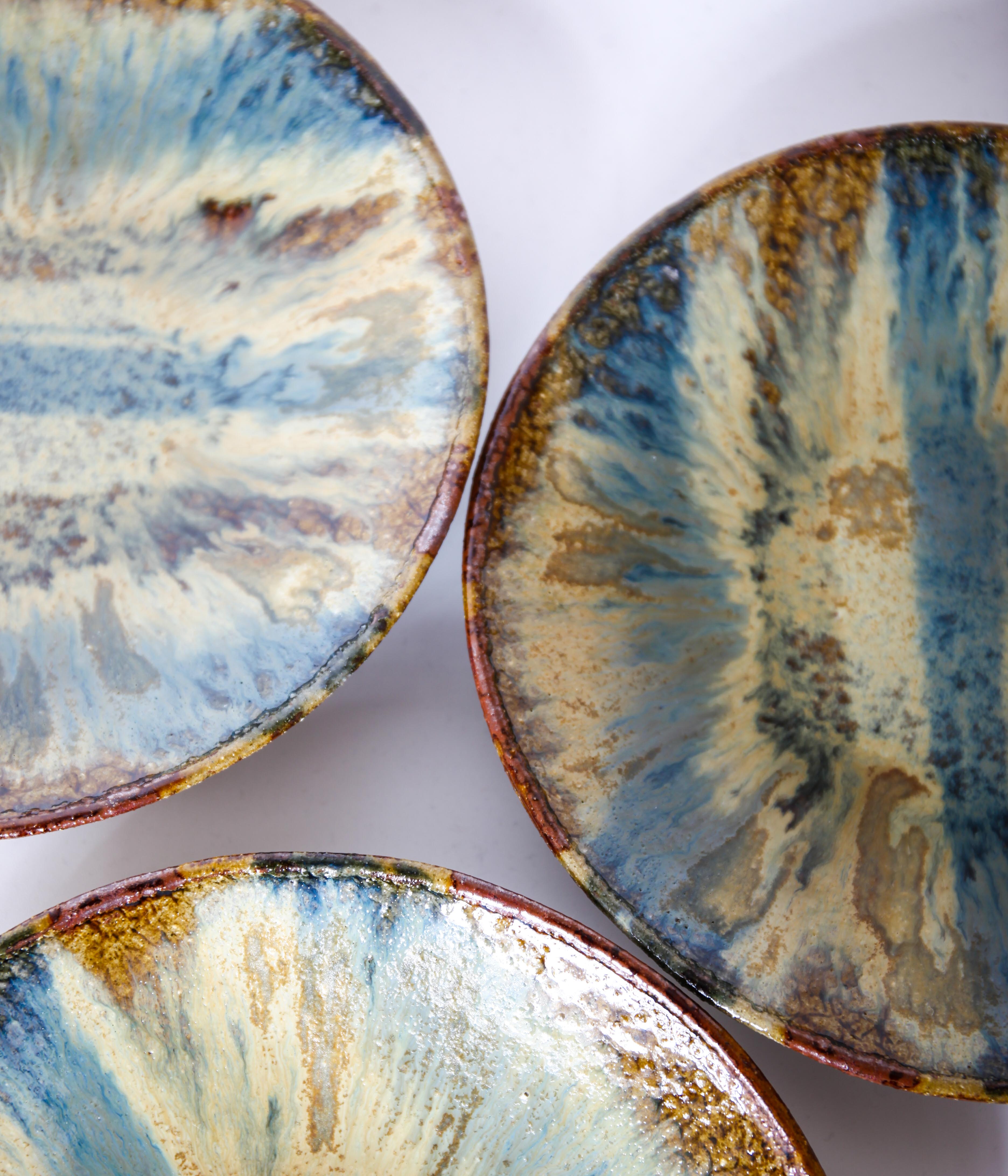 大沼道行 / 二彩 丸皿 M – LAFUNQUE