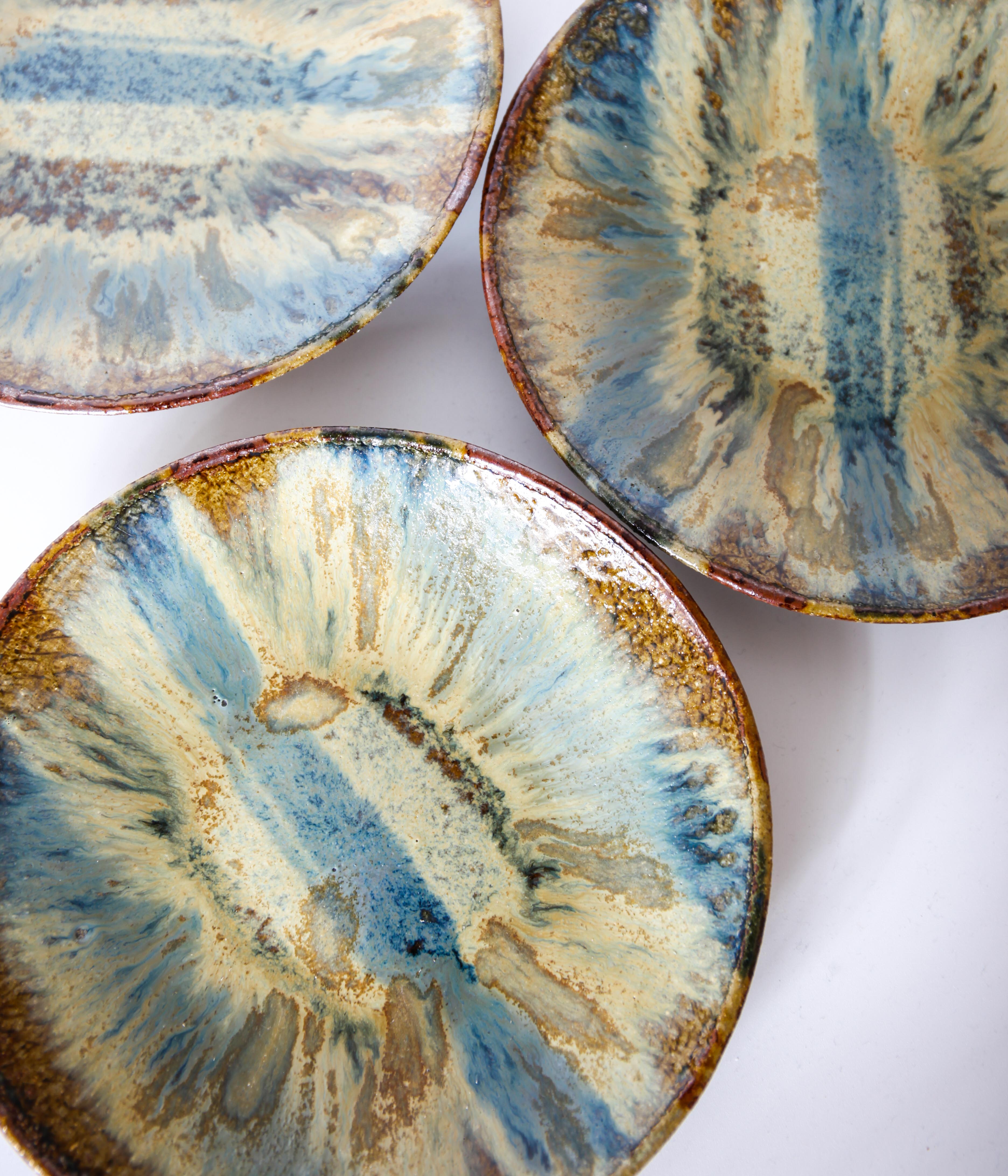 大沼道行 / 二彩 丸皿 M – LAFUNQUE