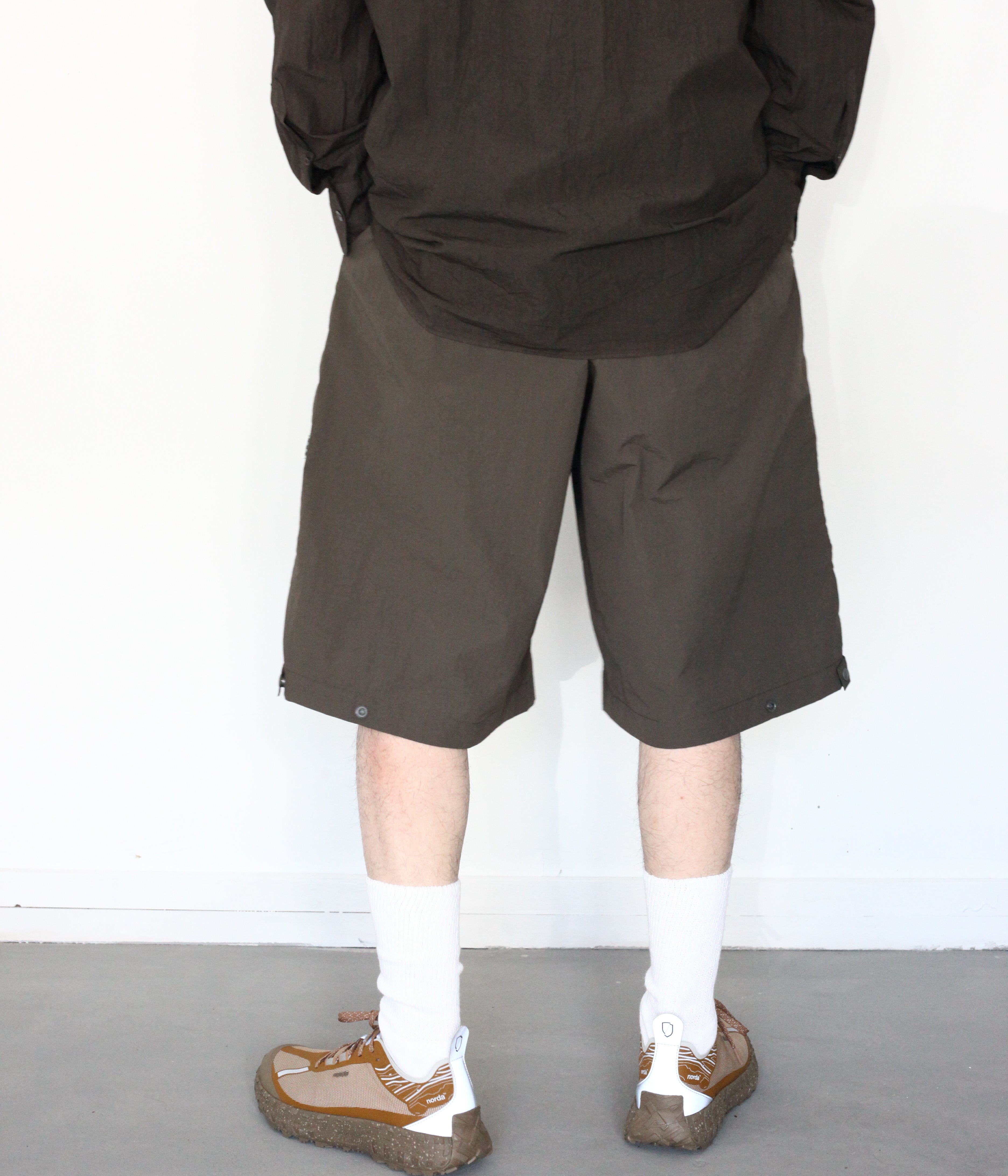 迷迭香 / NYLON HARVEST LOOSE SHORTS (DGR) – LAFUNQUE