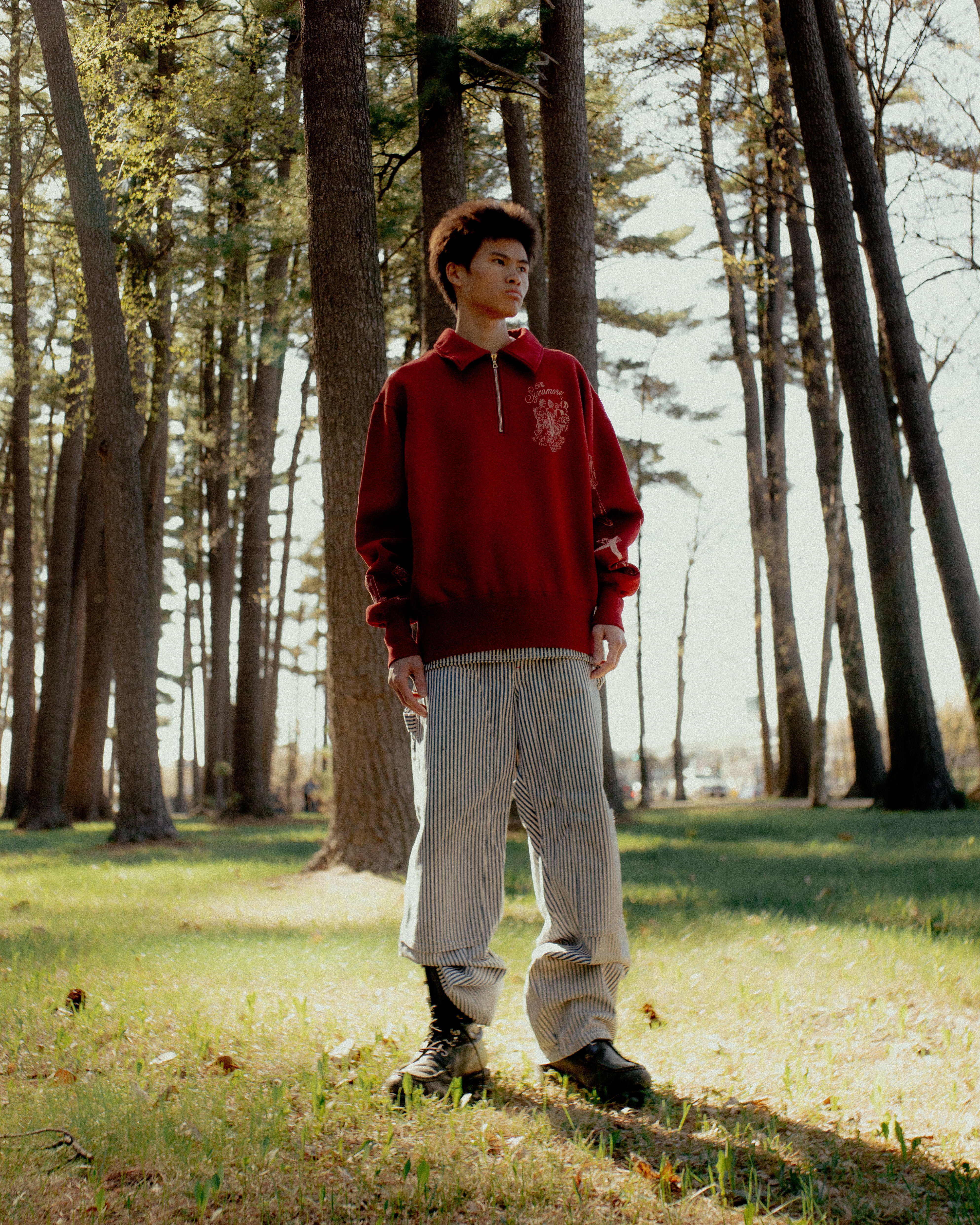 Samuel Zelig / RESTAURANT 1/4 ZIP (RED) – LAFUNQUE