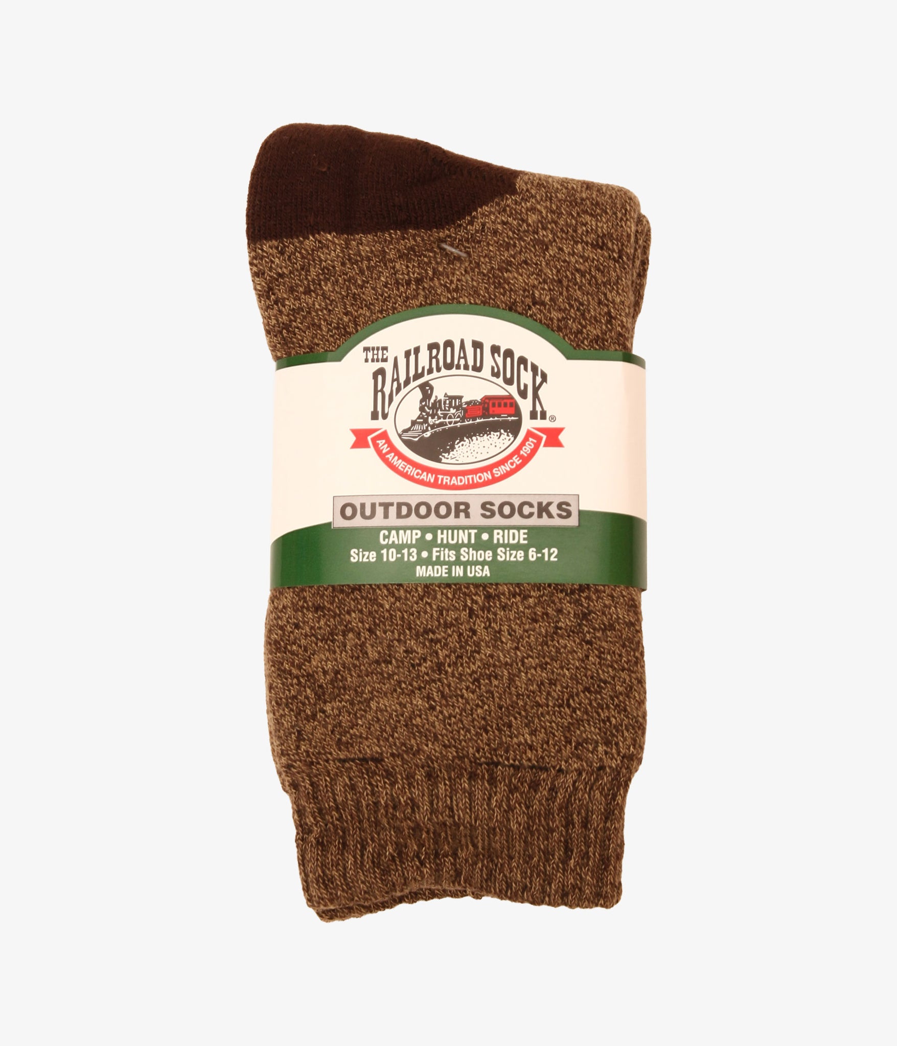 RAILROAD SOCK / The Twisted Brother (BROWN)