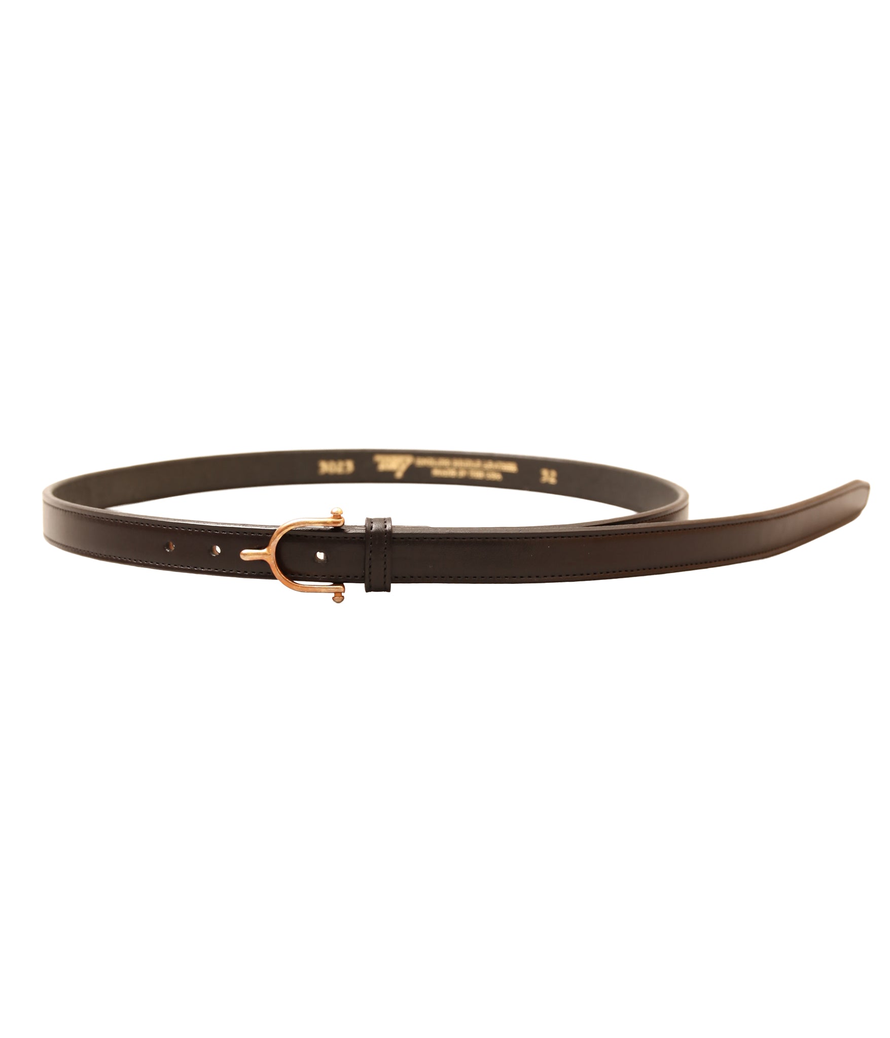 TORY LEATHER / SPUR BUCKLE LONG BELT (BRASS)