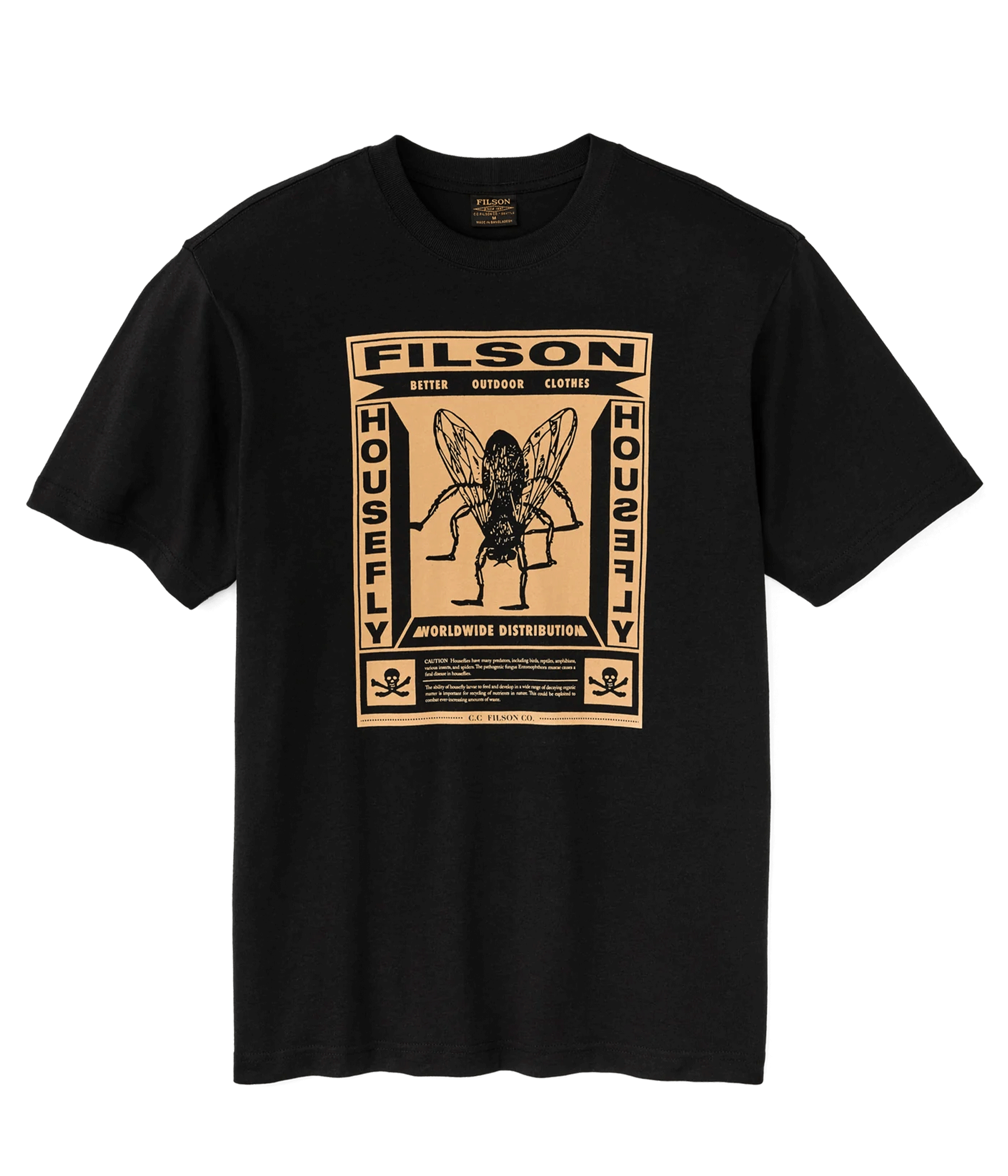 FILSON 半袖シャツ M クマ柄 Northwest Camp Shirt（Filson's