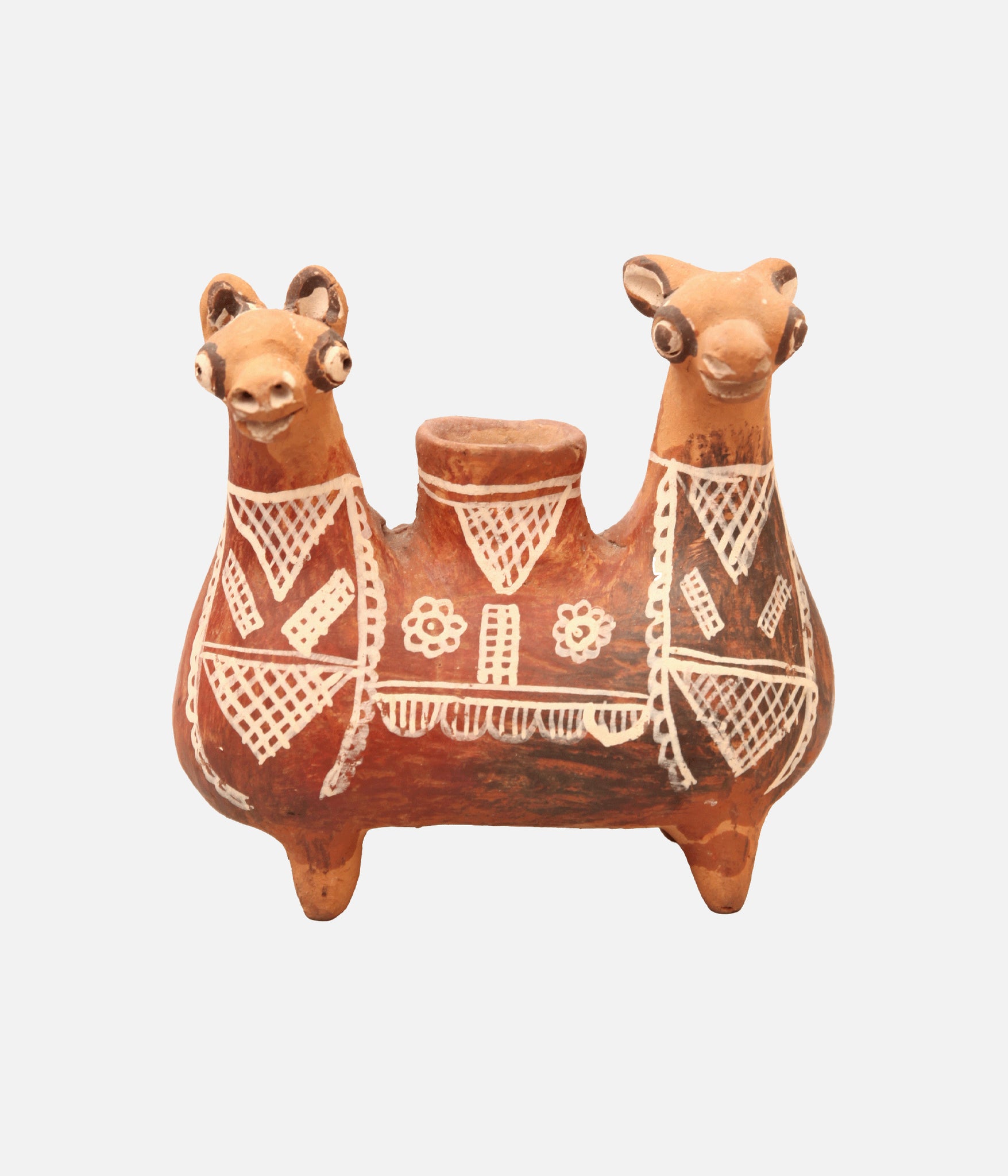VINTAGE / 80's~ PERU AYACUCHO POTTERY FIGURE