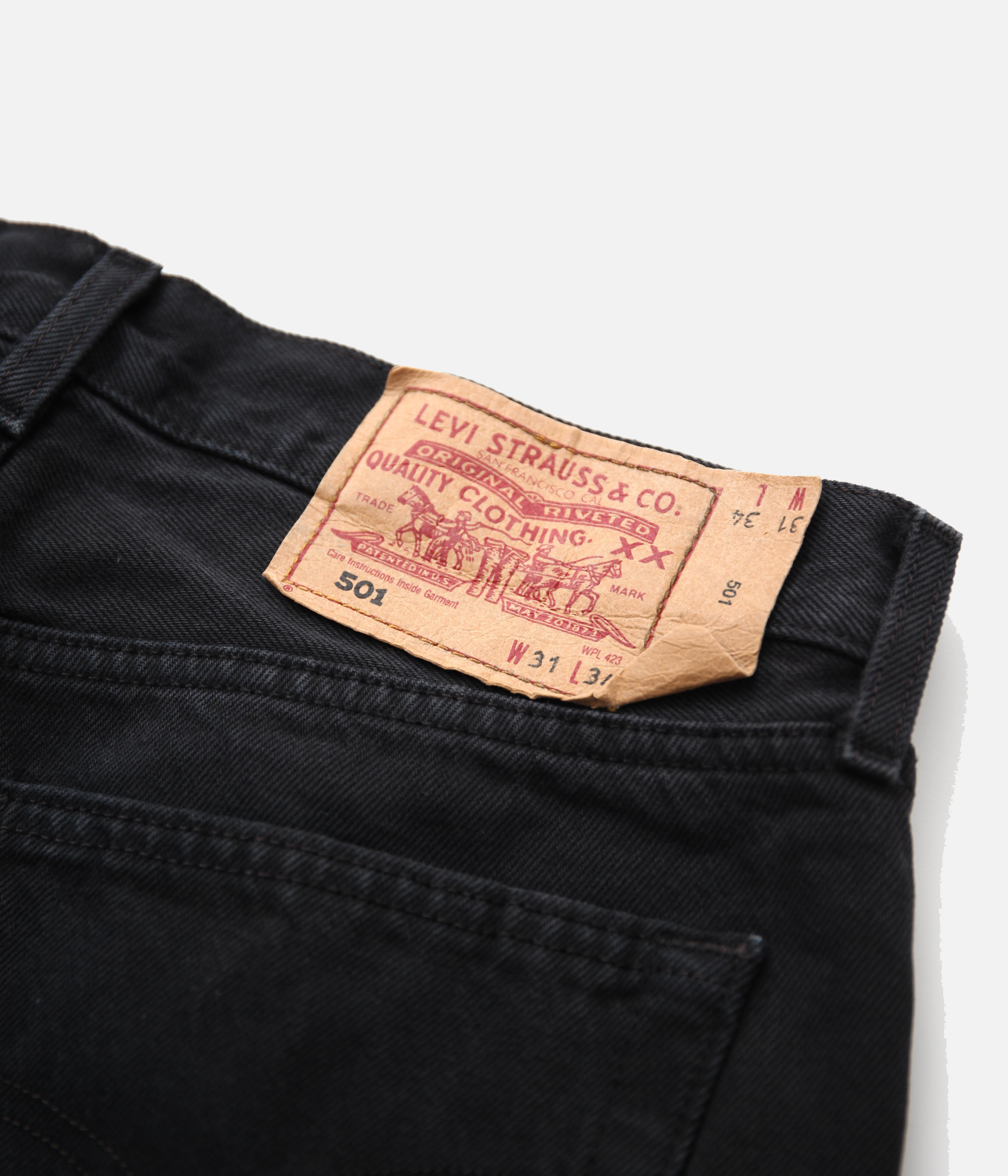 リーバイスプレミアム501 W30 L34 Levi's PREMIUM BLACK 501 リーバイスプレミアム501 W30 L34 Levi's PREMIUM BLACK 501