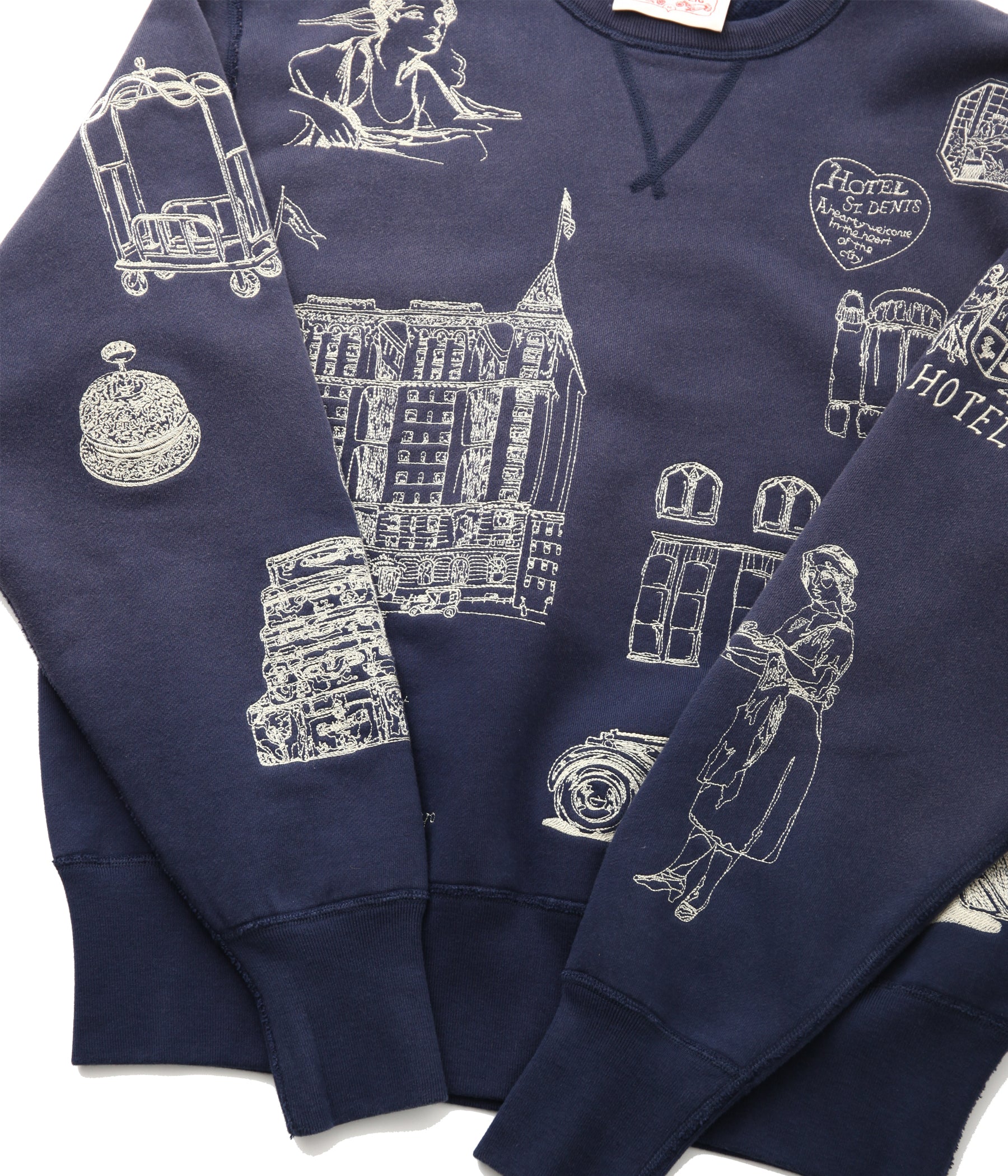Samuel Zelig / HOTEL CREWNECK (NAVY) – LAFUNQUE
