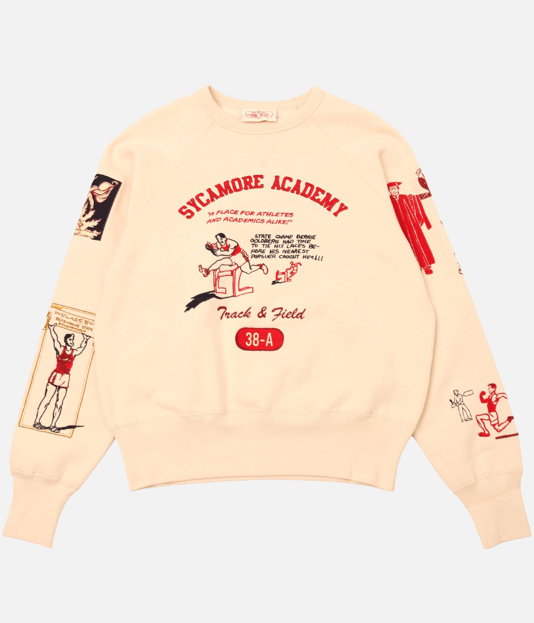 Samuel Zelig / VARSITY CREWNECK (ECRU)