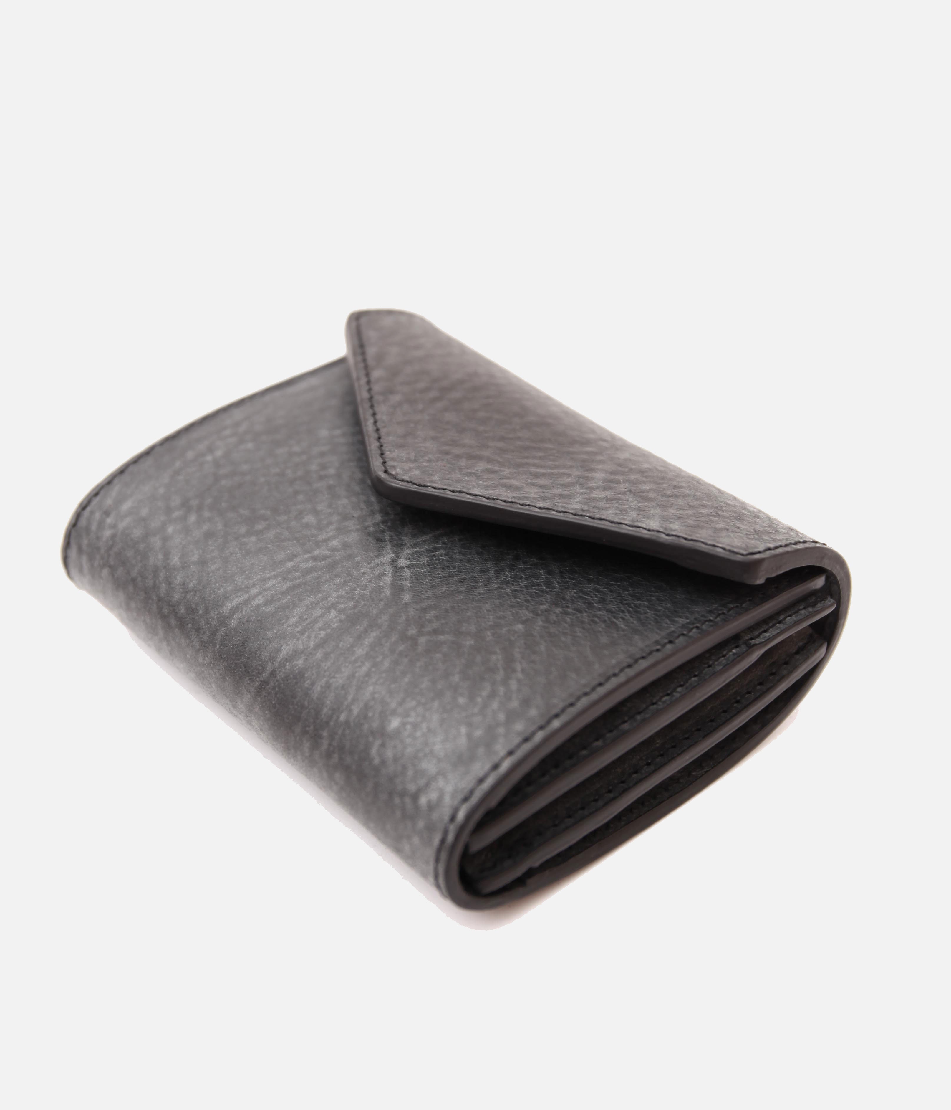 YOKO SAKAMOTO / REGULAR LEATHER WALLET (BLACK) – LAFUNQUE