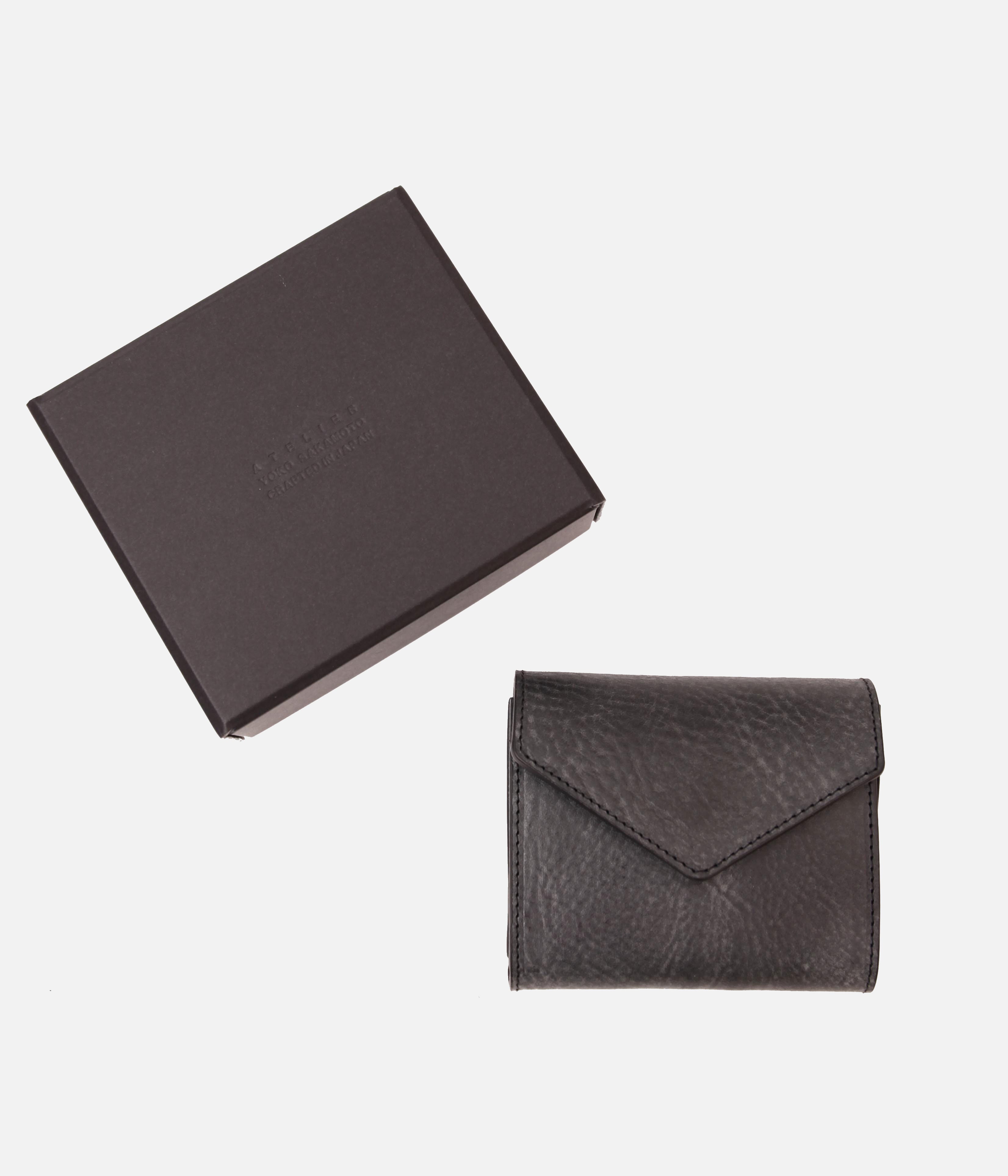 YOKO SAKAMOTO / REGULAR LEATHER WALLET (BLACK) – LAFUNQUE