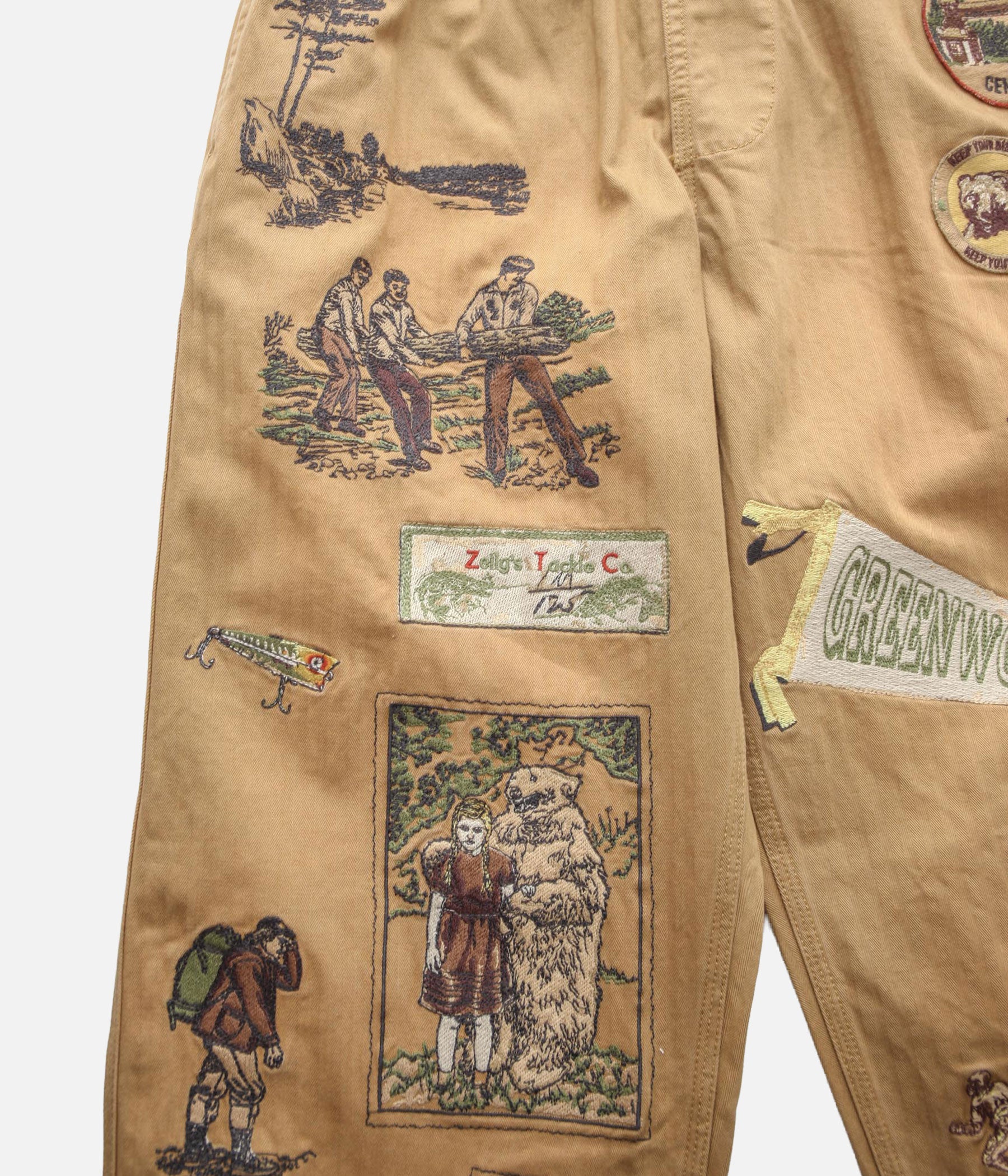 Samuel Zelig / TRAIL PANT (KHAKI) – LAFUNQUE