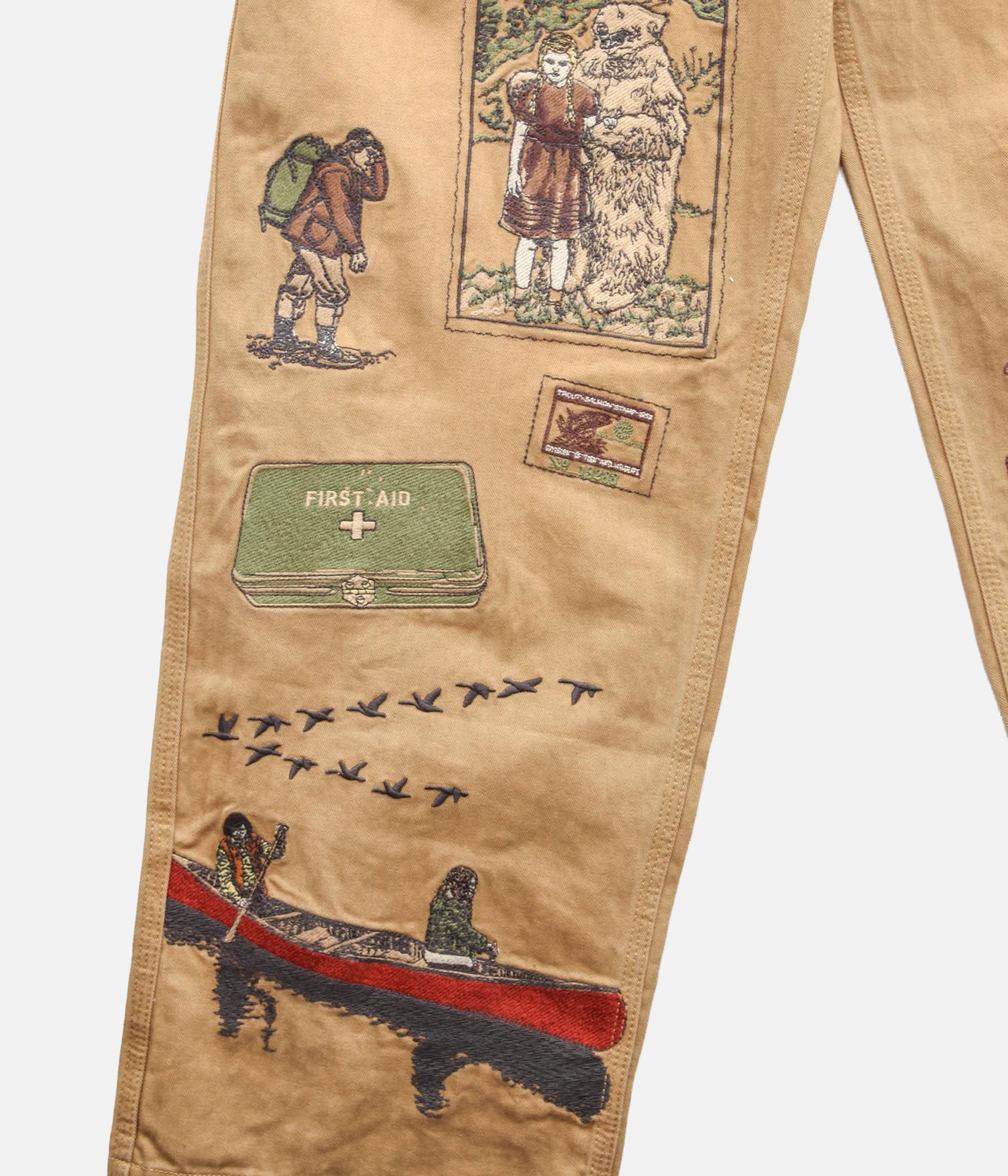 Samuel Zelig / TRAIL PANT (KHAKI) – LAFUNQUE