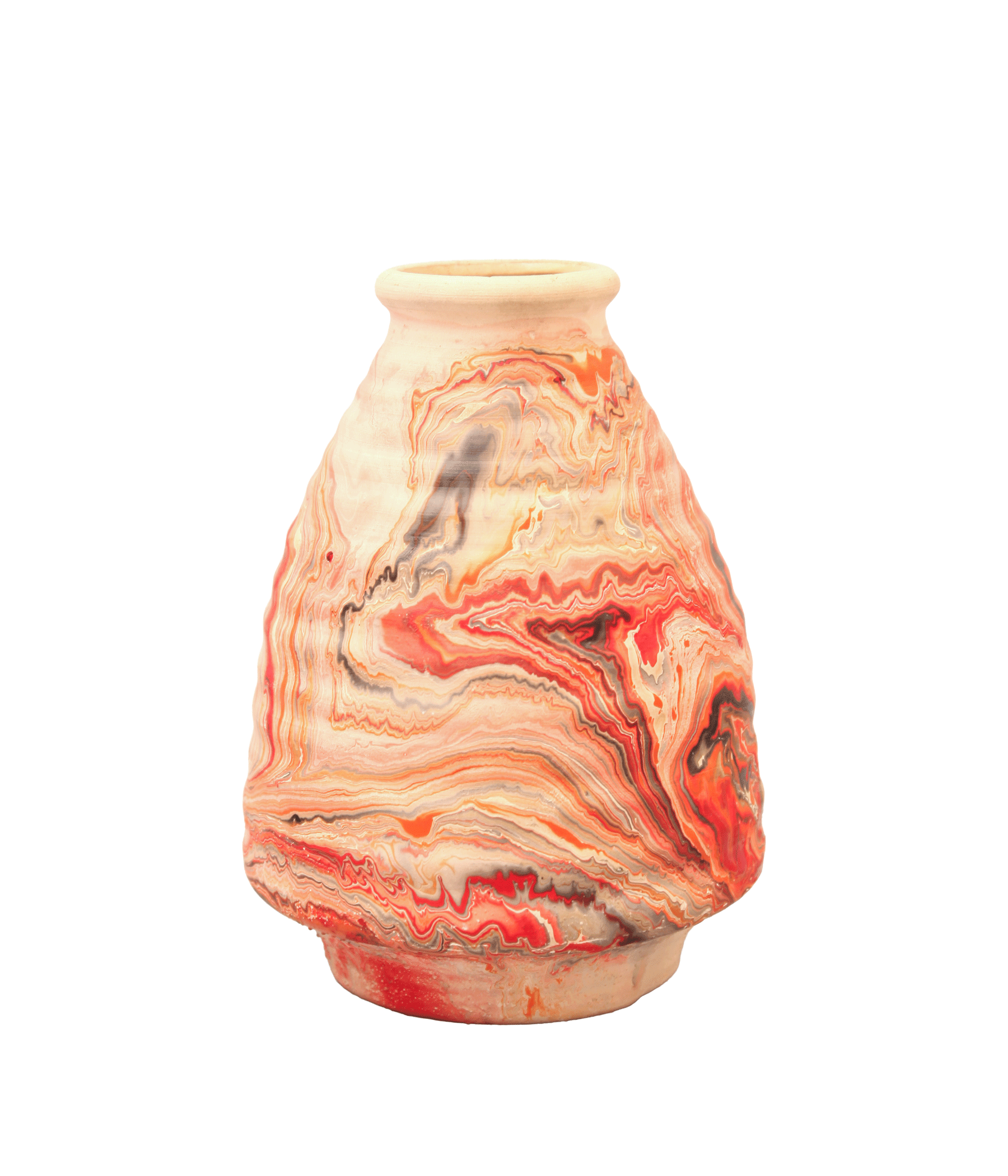 NEMADJI POTTERY ヴィンテージ　アメリカ マーブル 1950's Nemadji Pottery USA 6.5
