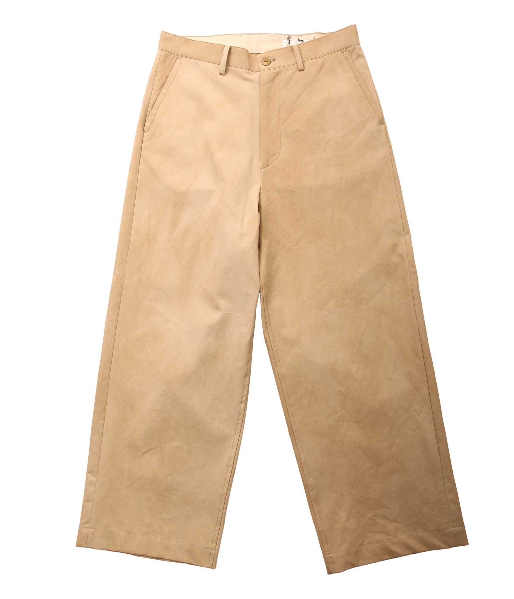 I AM DORK / WORK PANTS"COLD DYED" (BEIGE)