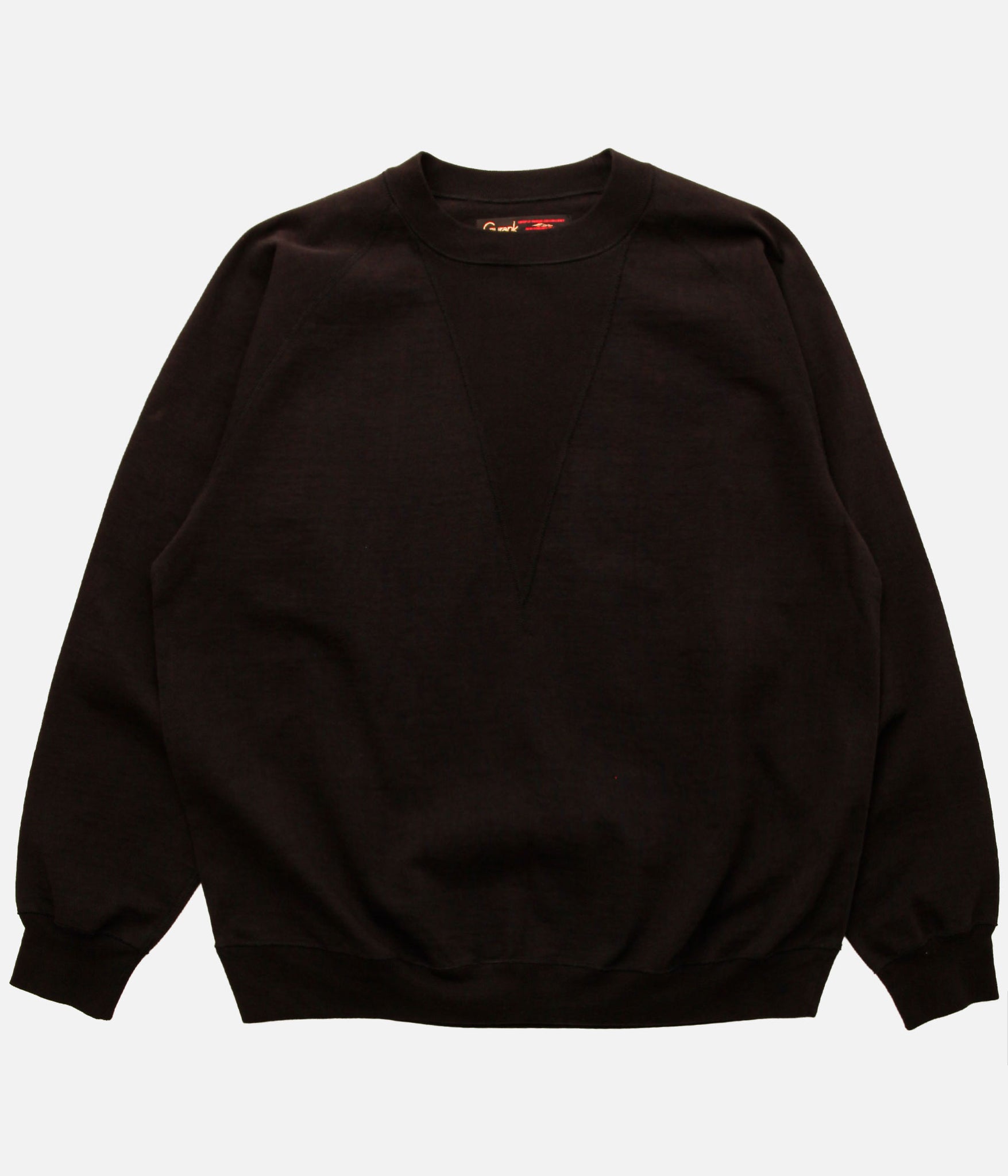 Gurank / LOOP WHEEL ROUND LONG-T (BLACK)