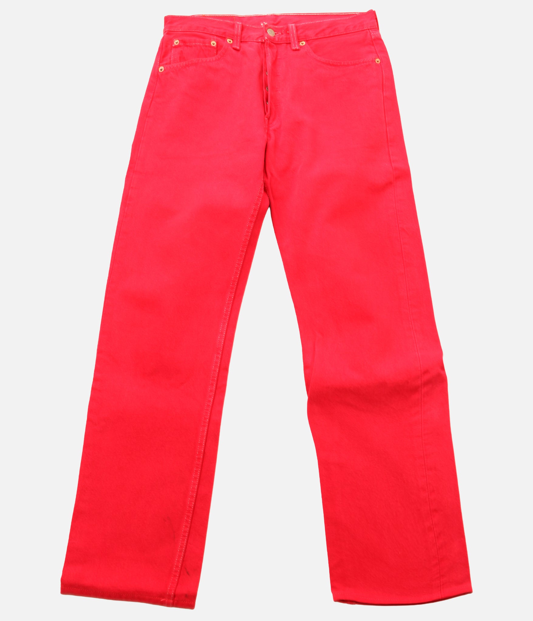 USED & VINTAGE / 90's "LEVI'S" 501 RED DENIM (W31/L34)