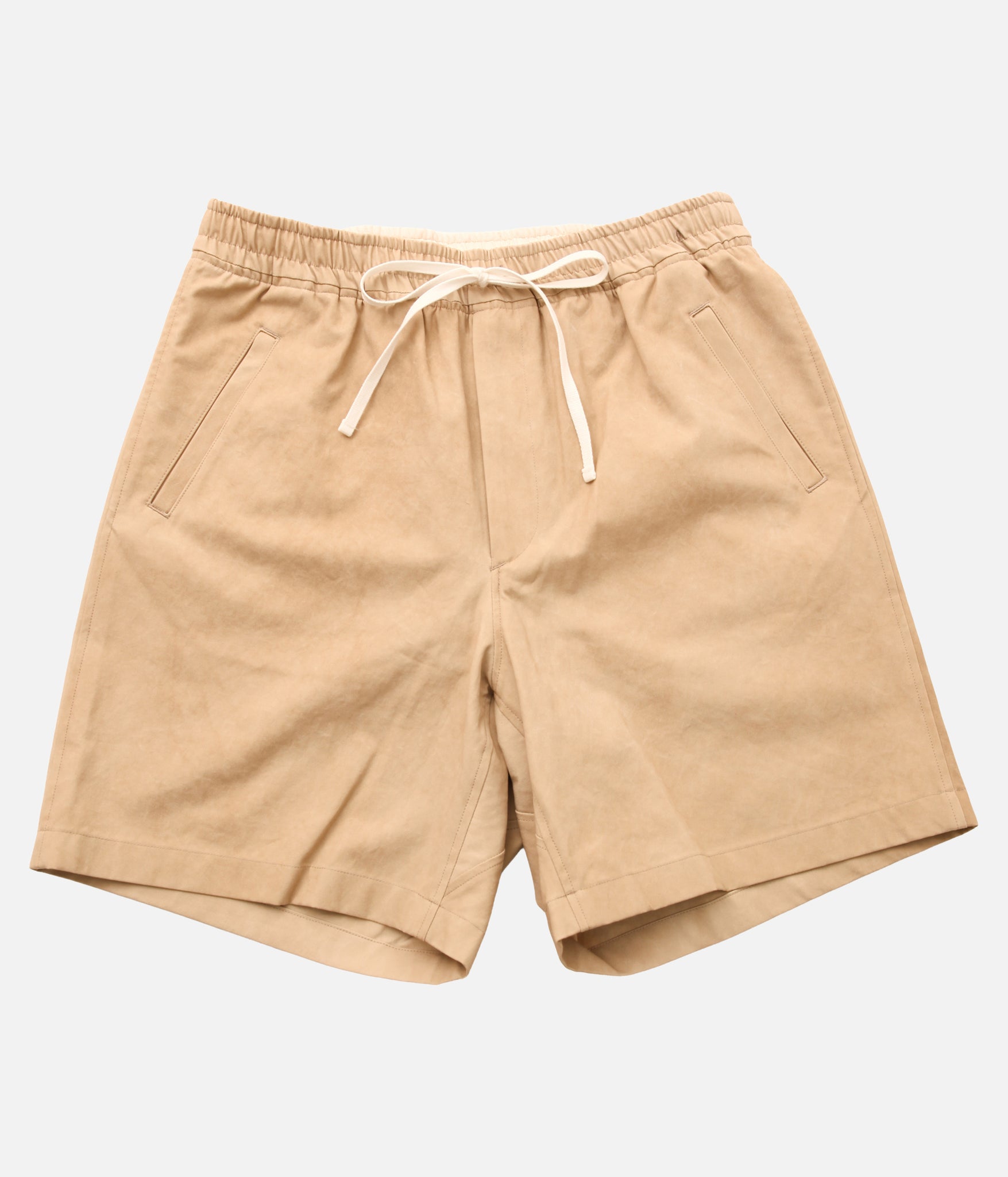 ANSNAM / DRY SHORT PANTS "COLD DYED" (BEIGE)